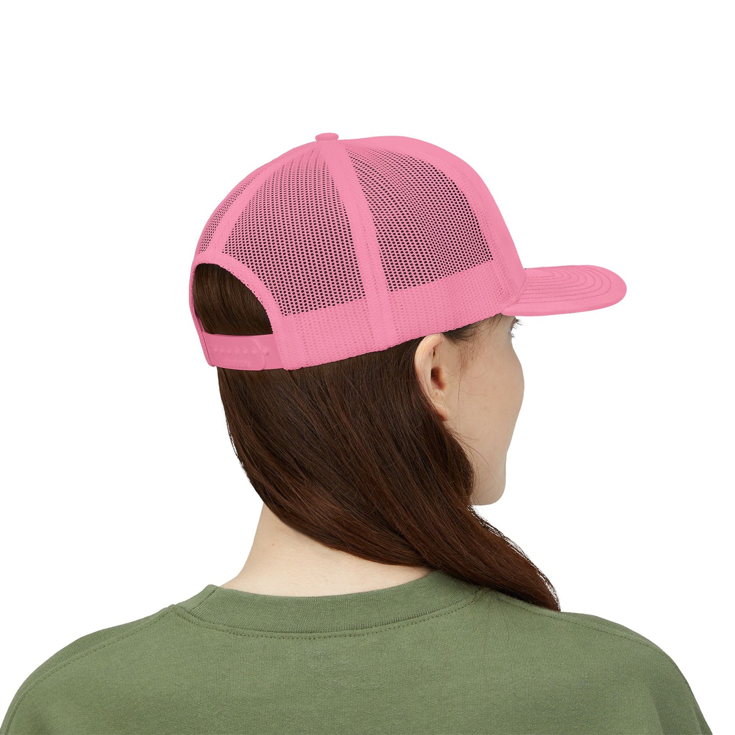 Drift Range Snapback Trucker Cap — Embroidered Outdoor Logo Hat