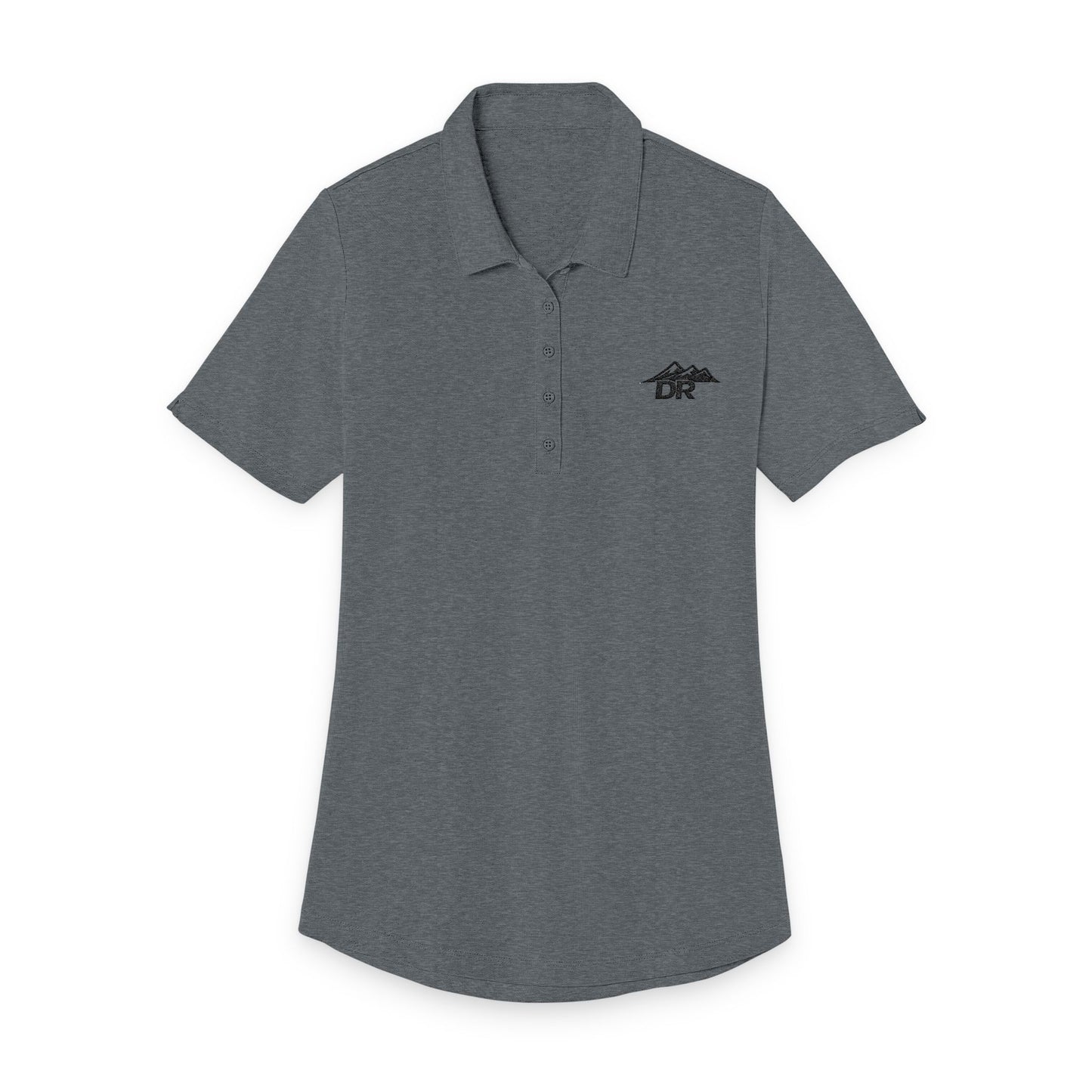 Ladies Polo — Embroidered DR Mountain Chest Logo