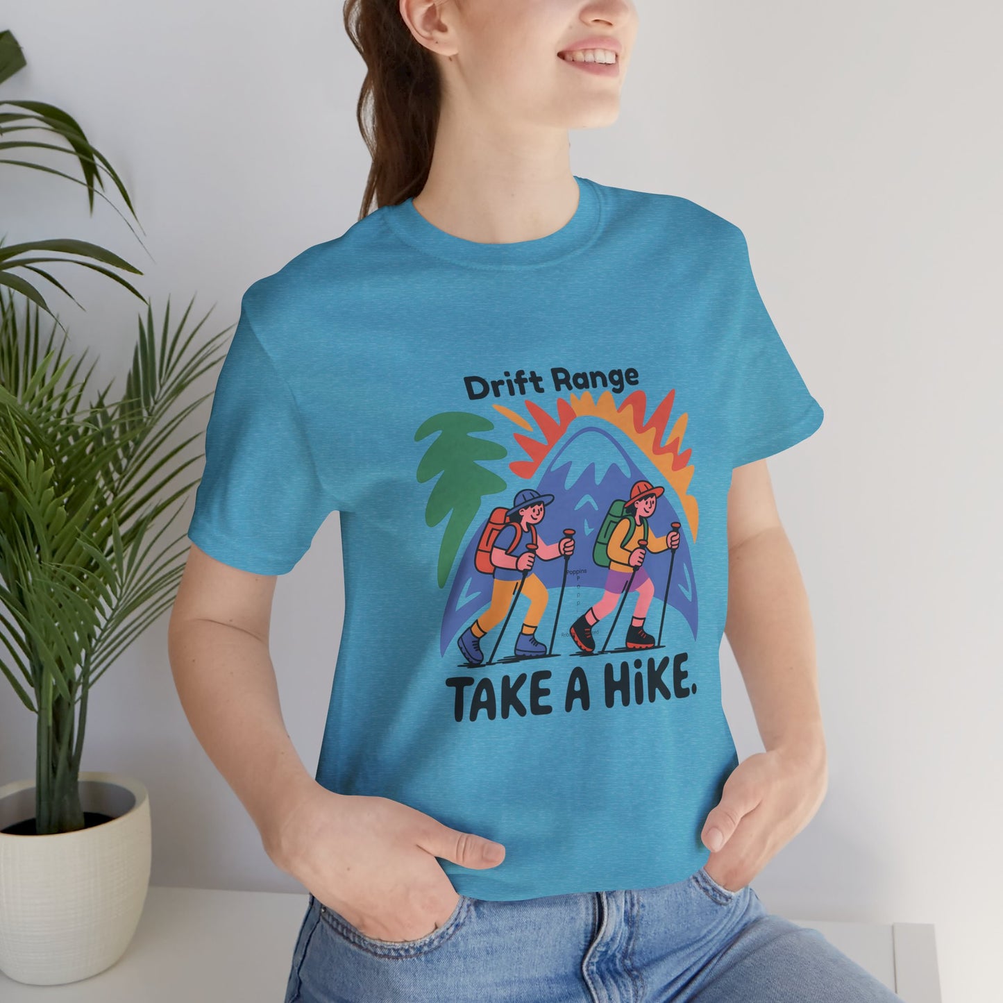 Take a Hike Graphic Tee - Drift Range Mountain Hiking T-Shirt