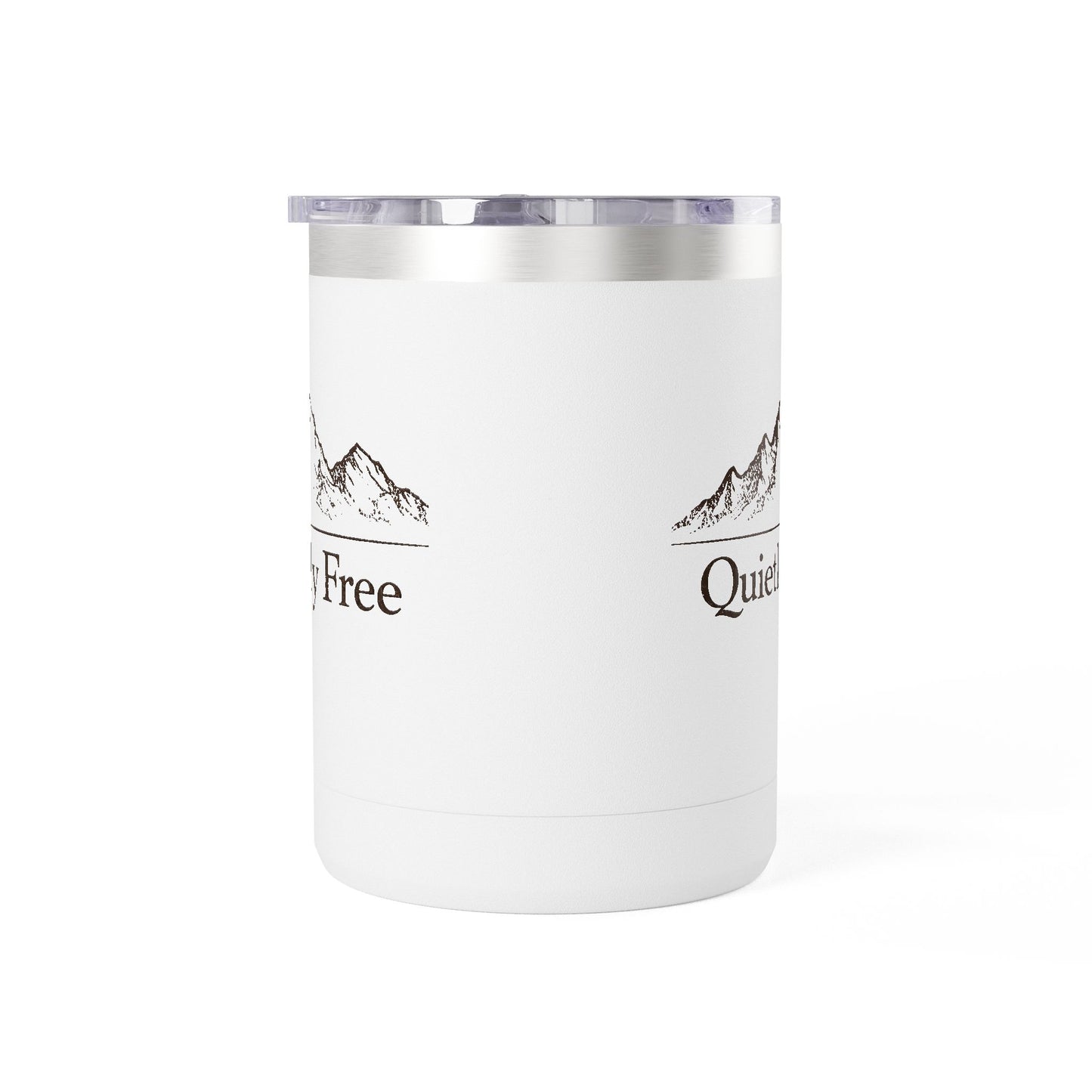 Quietly Free Mountain Insulated Coffee Tumbler - 15oz Travel Mug