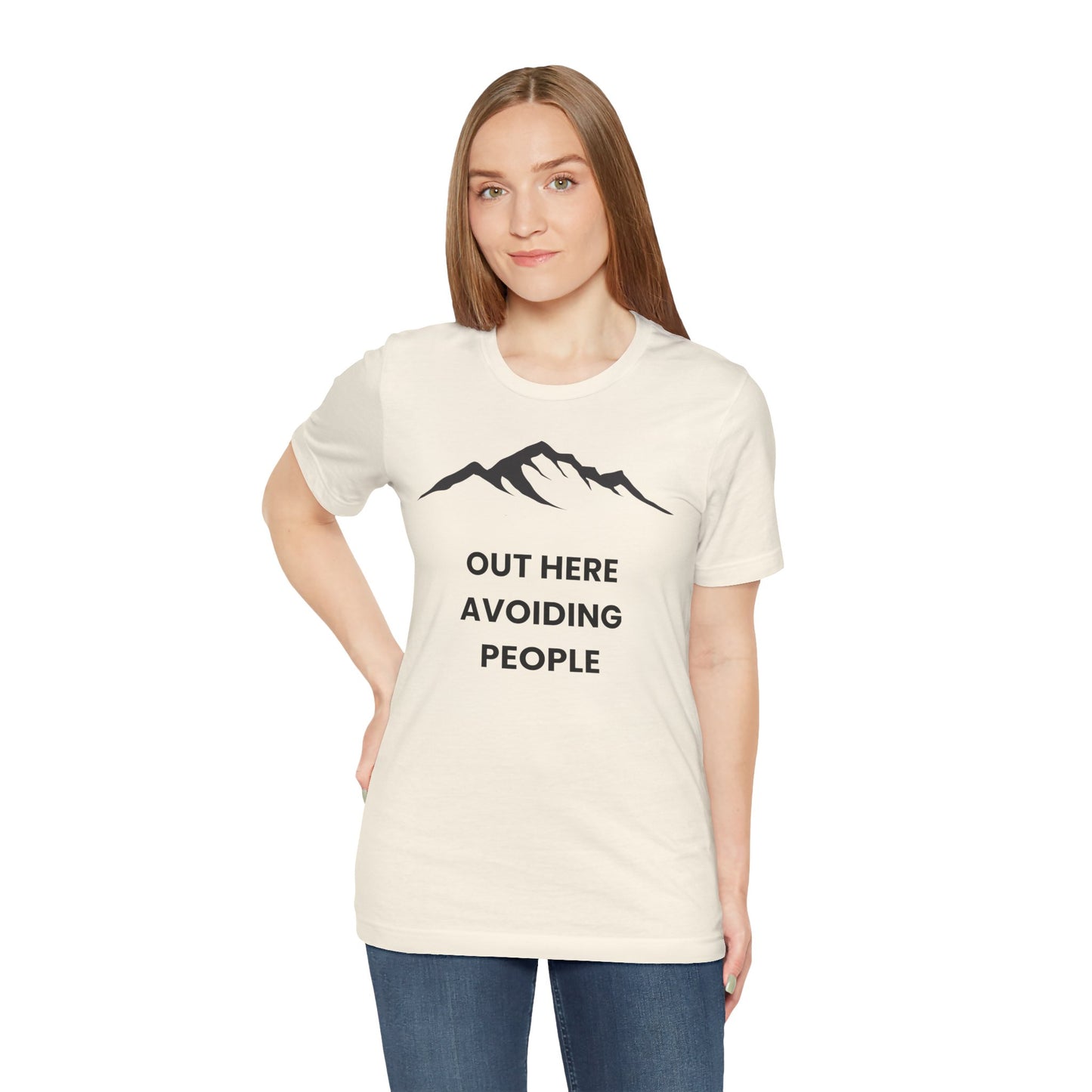 Out Here Avoiding People Mountain T-Shirt