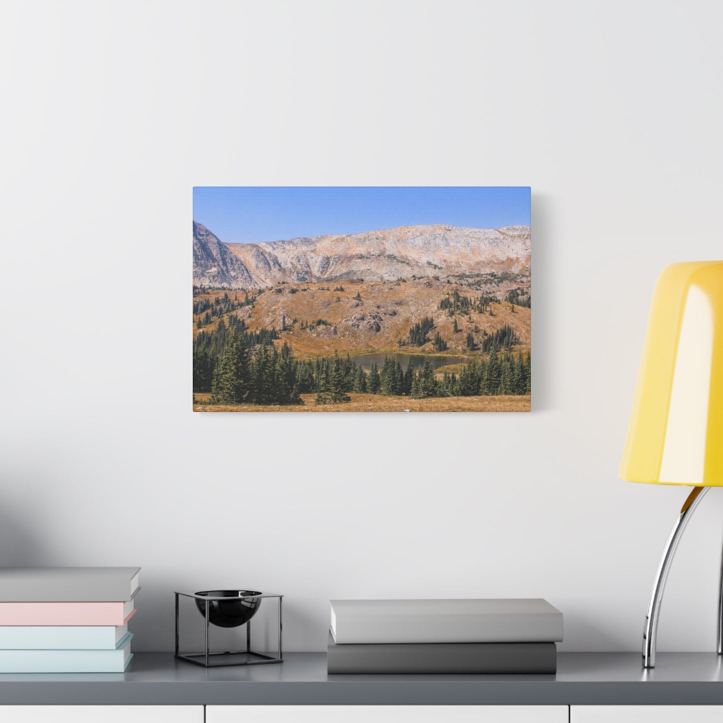 Snowy Range Wyoming  Matte Canvas Print - Stretched 1.25" Wall Art