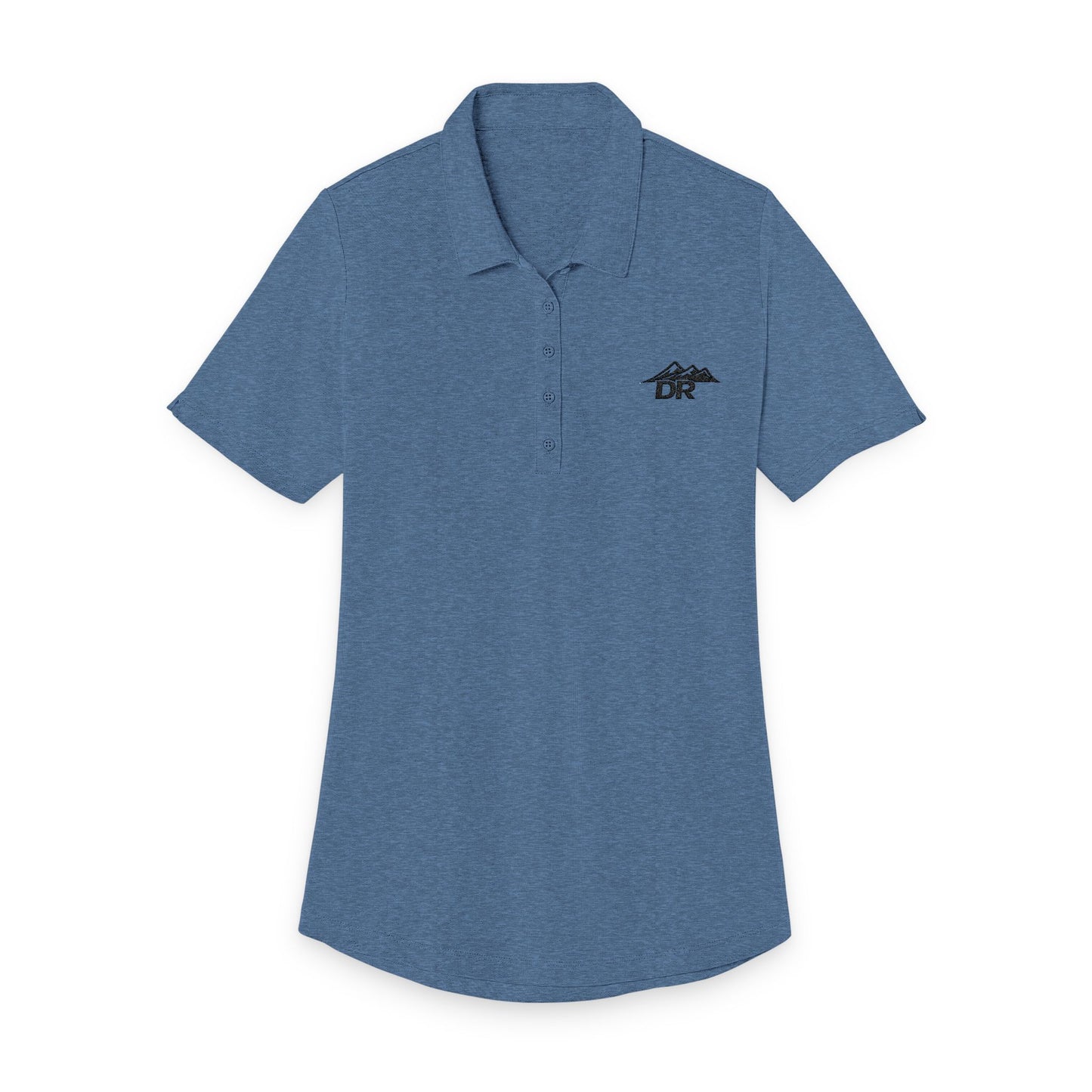 Ladies Polo — Embroidered DR Mountain Chest Logo