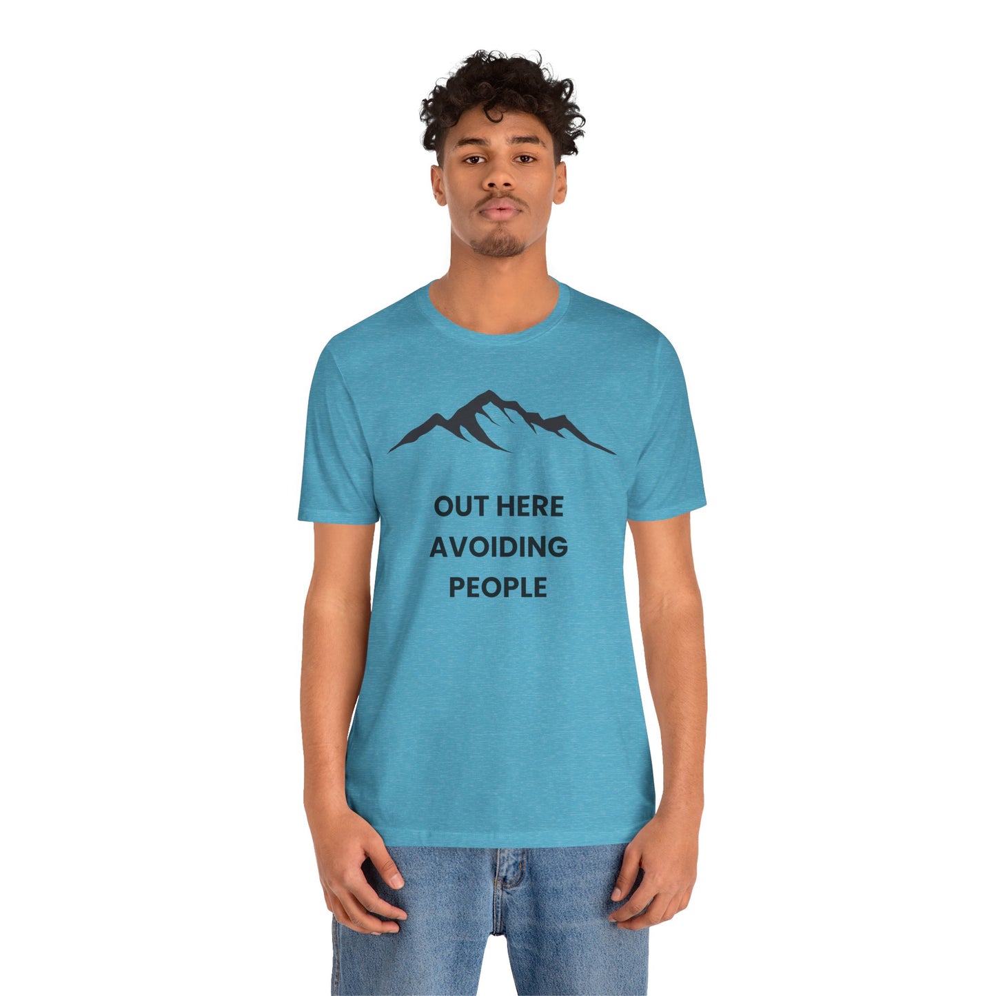 Out Here Avoiding People Mountain T-Shirt