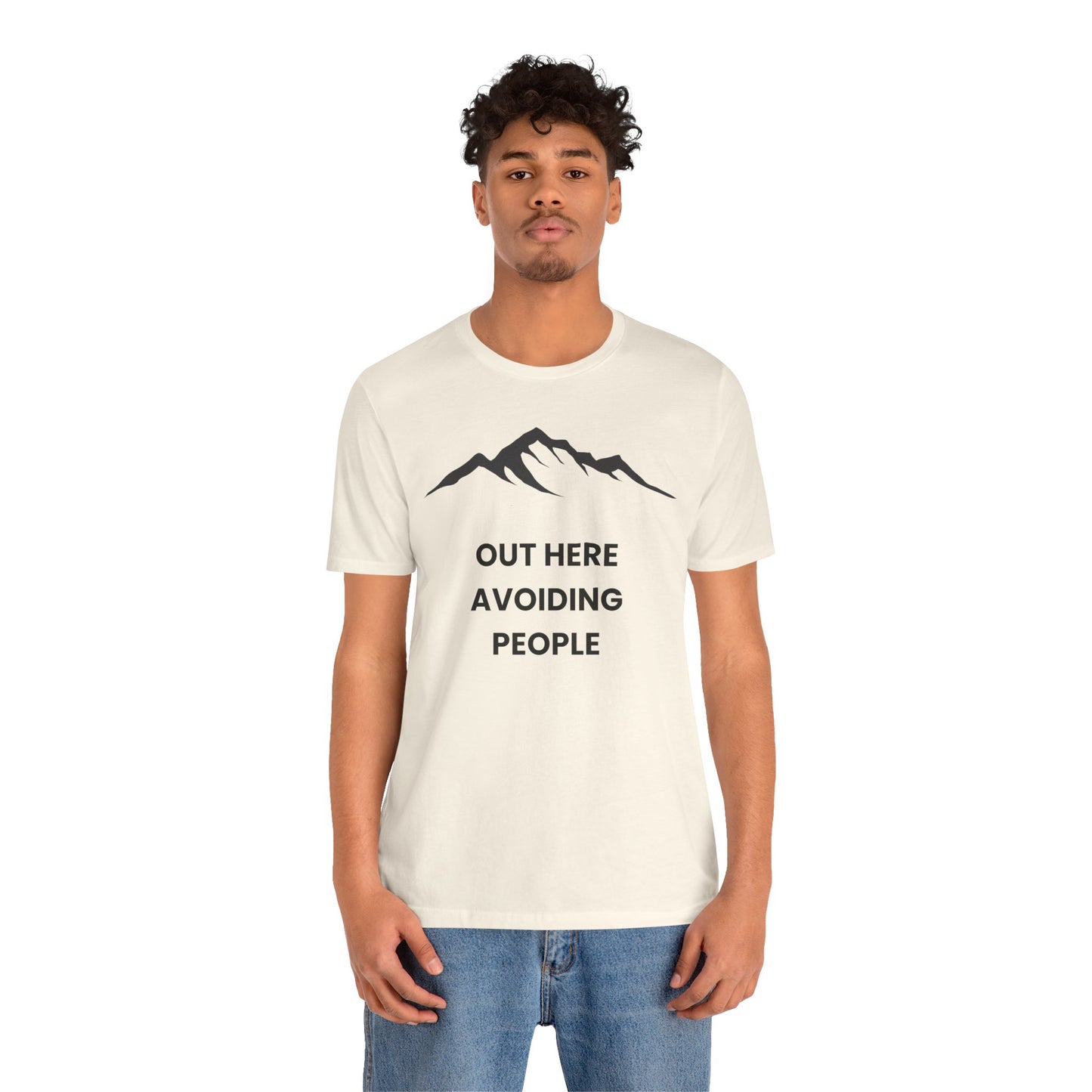 Out Here Avoiding People Mountain T-Shirt