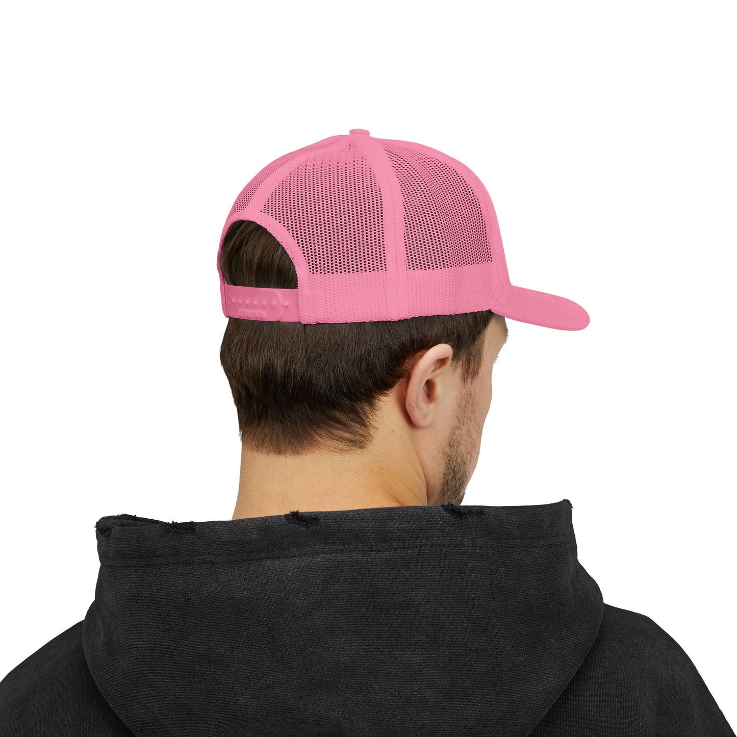 Drift Range Snapback Trucker Cap — Embroidered Outdoor Logo Hat