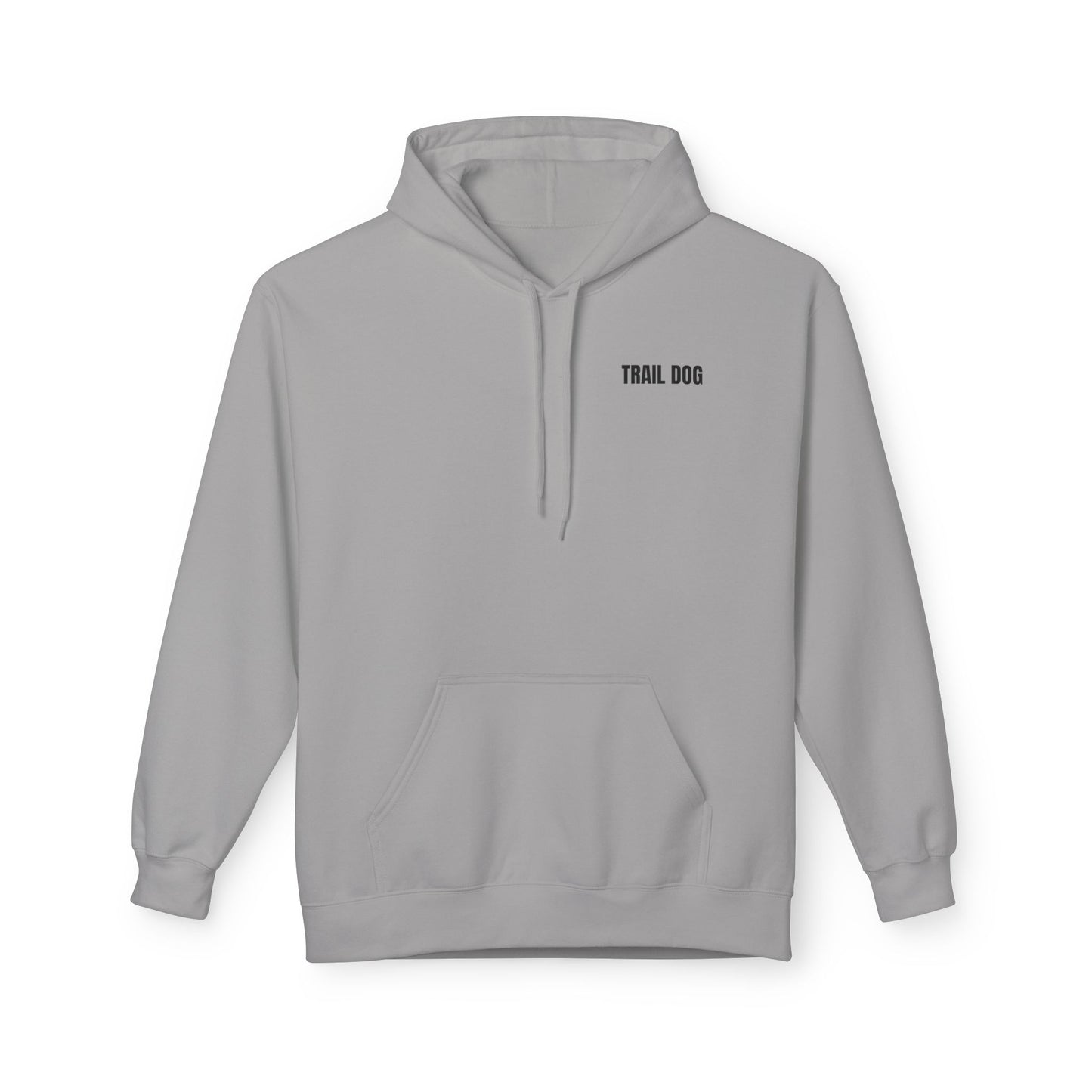 Trail Dog Hoodie — Minimal Outdoor Logo Pullover