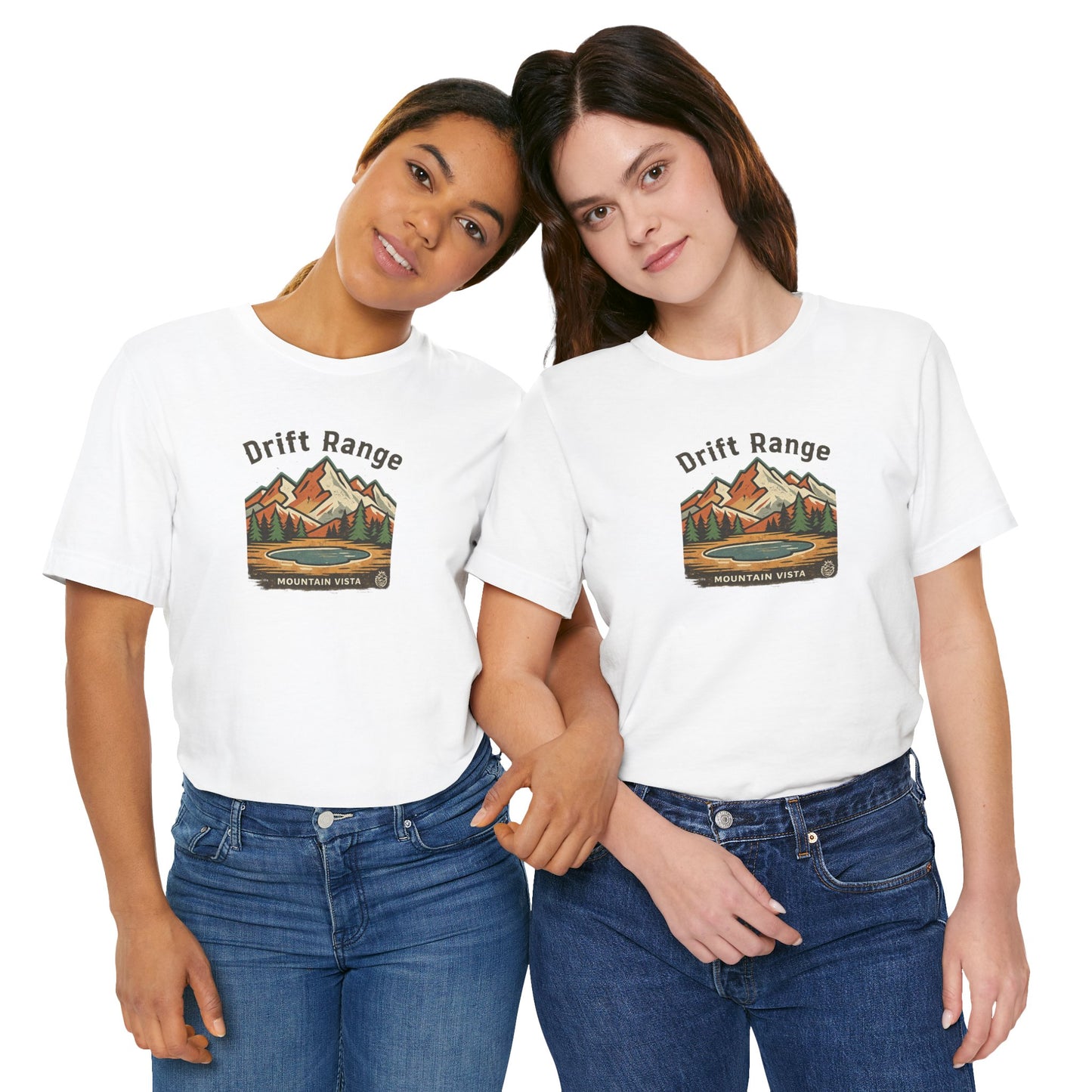 Drift Range Mountain Vista T‑Shirt — Vintage Outdoor Adventure Tee