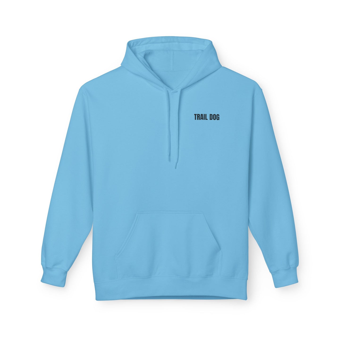 Trail Dog Hoodie — Minimal Outdoor Logo Pullover