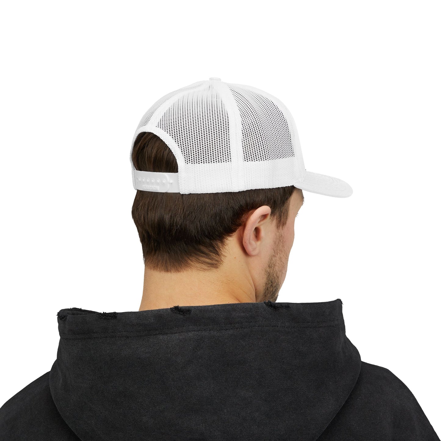 Drift Range Snapback Trucker Cap — Embroidered Outdoor Logo Hat