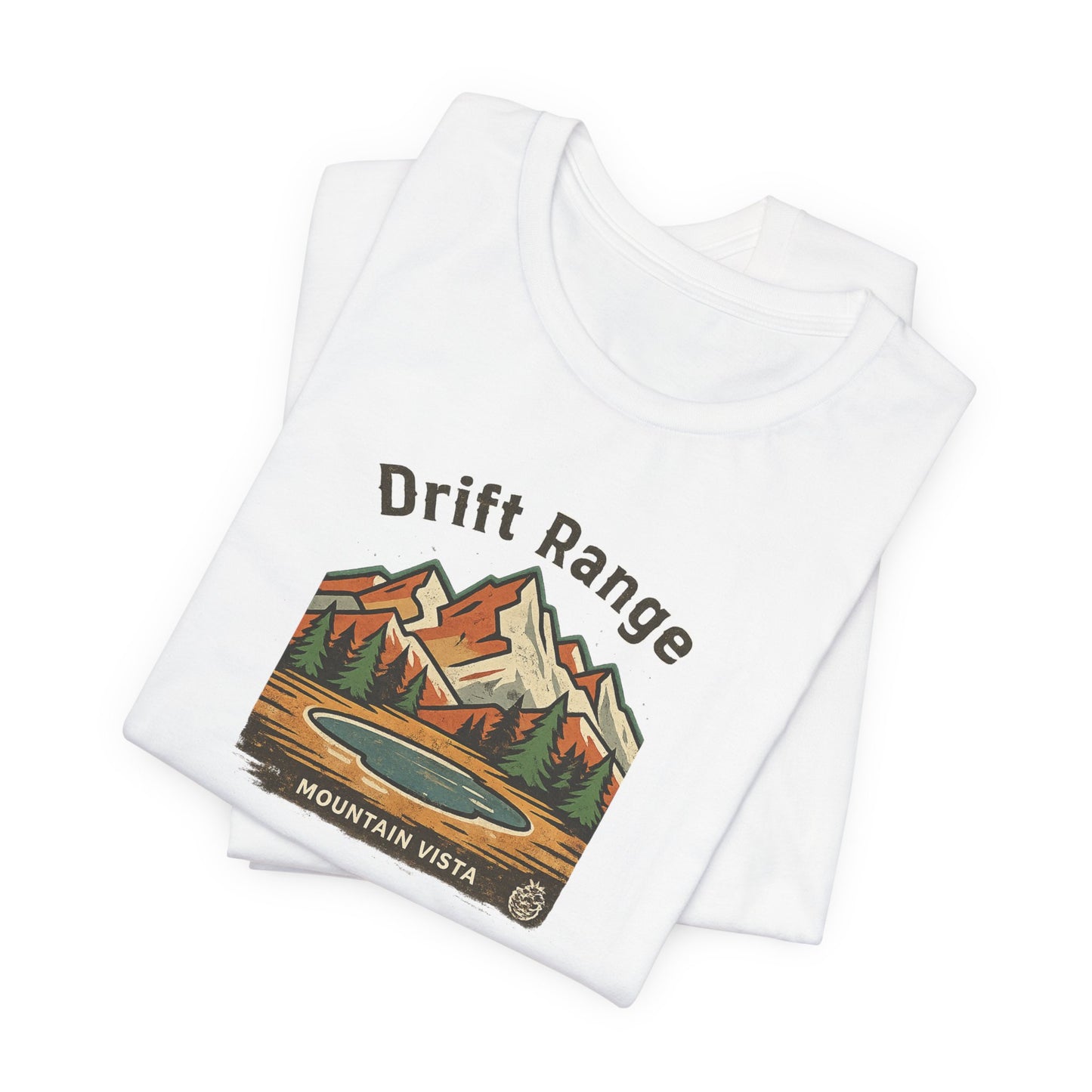 Drift Range Mountain Vista T‑Shirt — Vintage Outdoor Adventure Tee