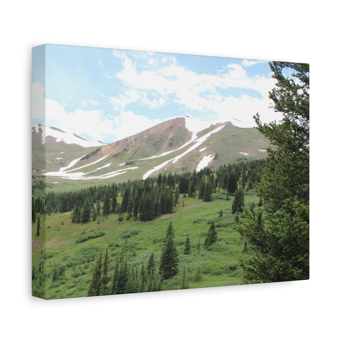 Jones Pass Colorado  Canvas Print — Scenic Alpine Landscape Wall Art