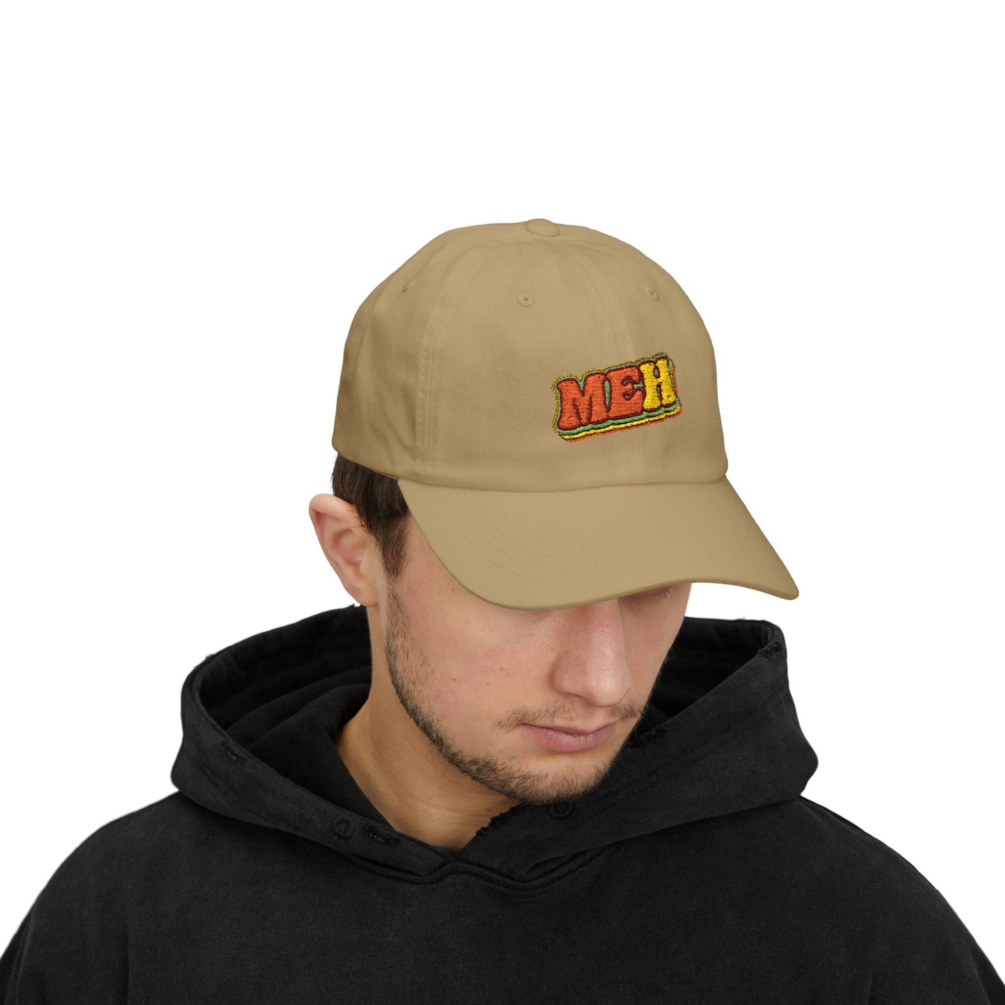 Dad Cap — 'MEH' Retro Embroidered Casual Baseball Hat