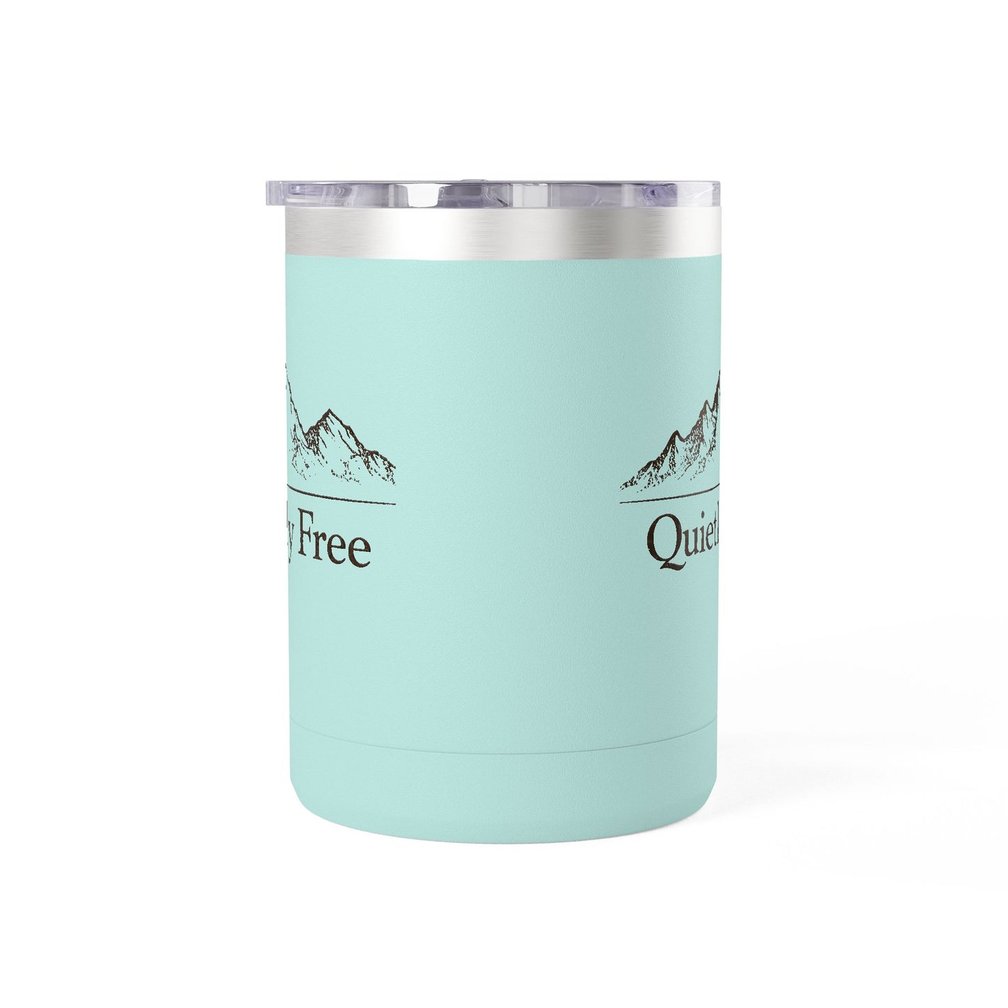 Quietly Free Mountain Insulated Coffee Tumbler - 15oz Travel Mug