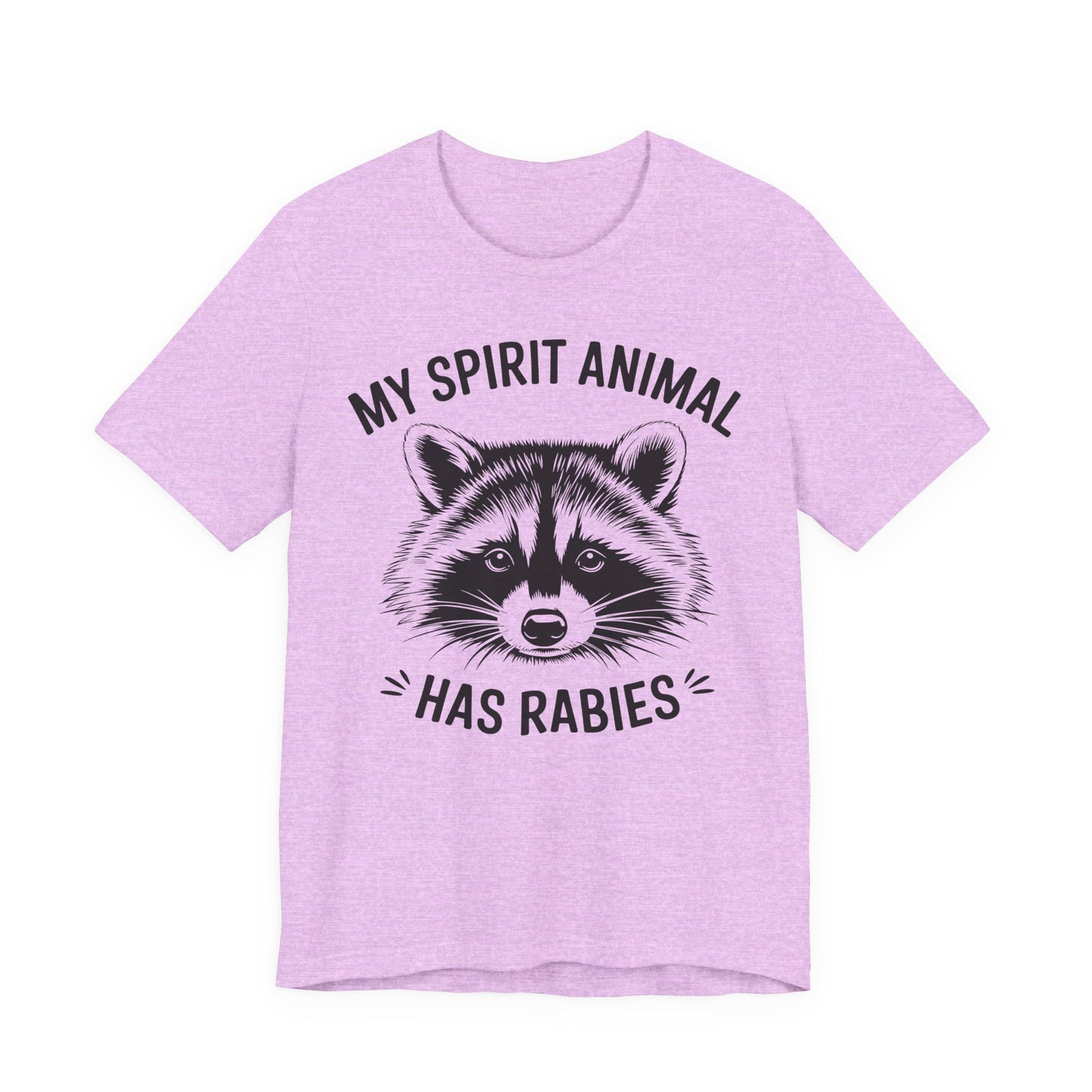 Raccoon Tee - "My Spirit Animal Has Rabies" Graphic T-Shirt