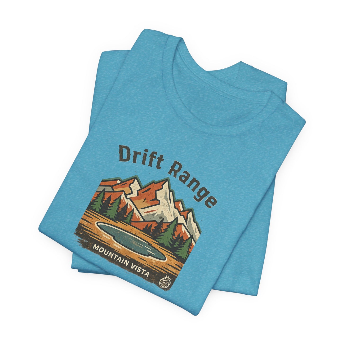 Drift Range Mountain Vista T‑Shirt — Vintage Outdoor Adventure Tee