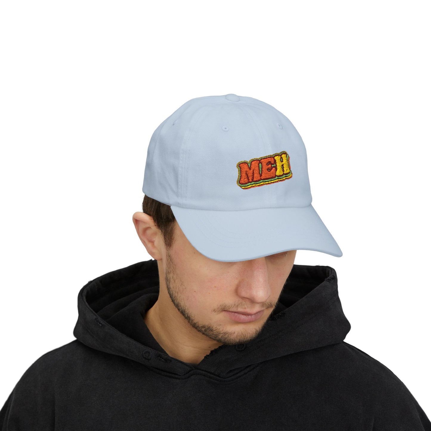 Dad Cap — 'MEH' Retro Embroidered Casual Baseball Hat