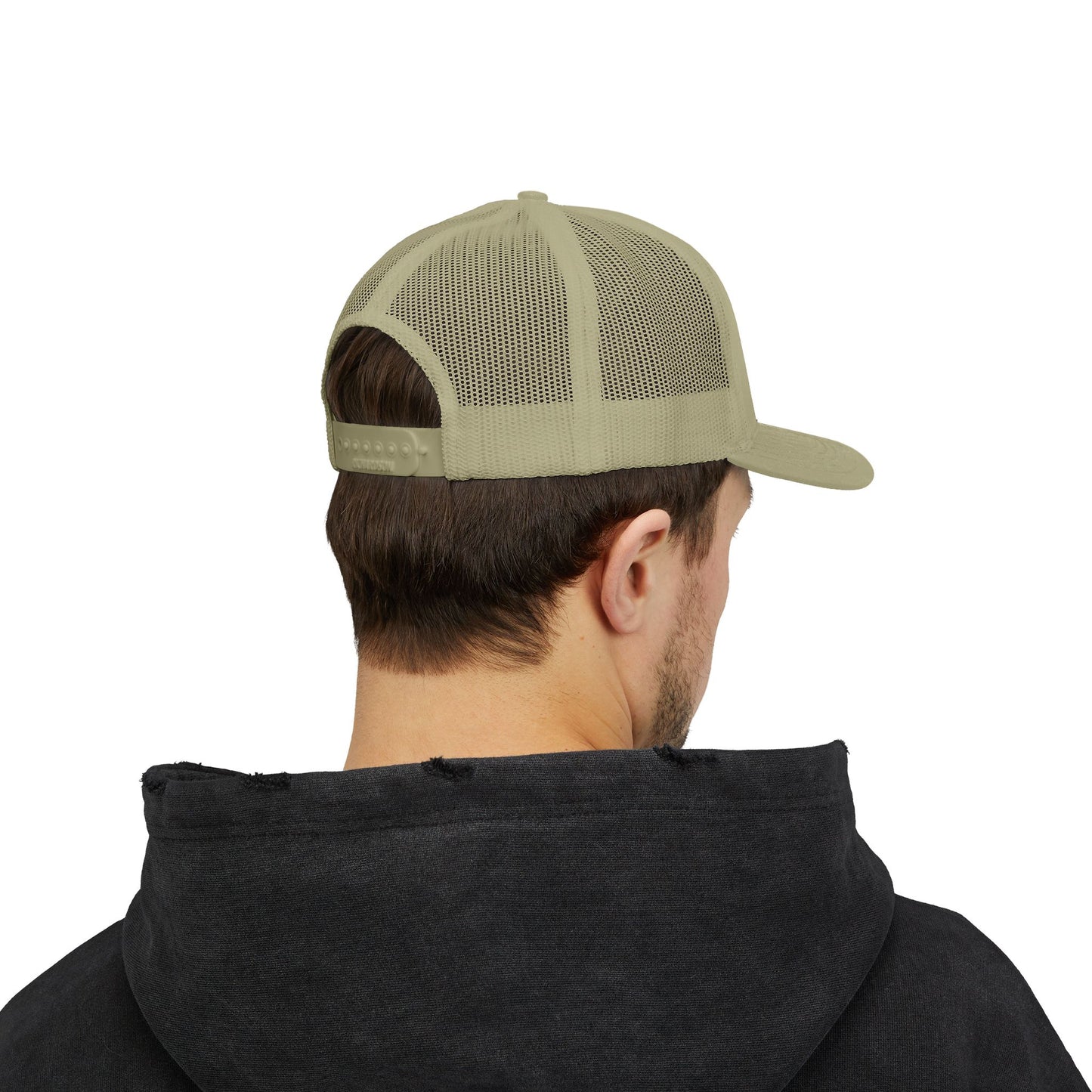 Drift Range Snapback Trucker Cap — Embroidered Outdoor Logo Hat
