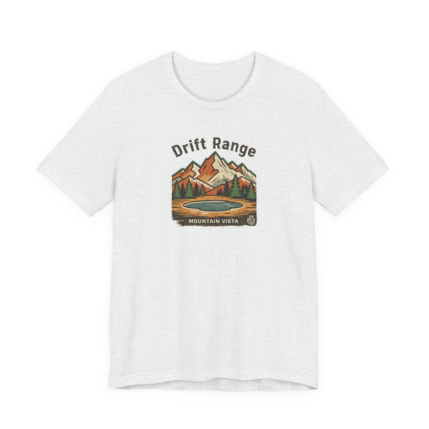 Drift Range Mountain Vista T‑Shirt — Vintage Outdoor Adventure Tee