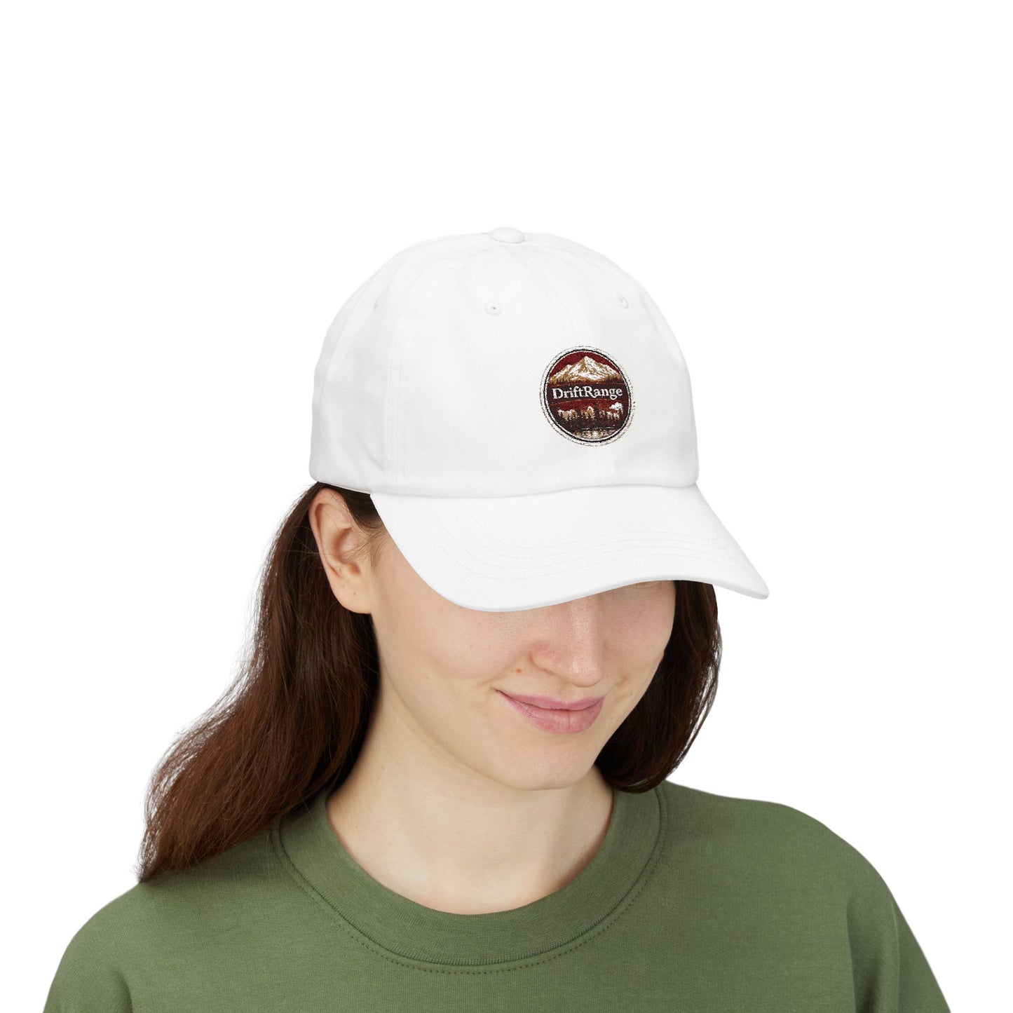 DriftRange Vintage Patch Dad Cap – Classic Embroidered Baseball Hat