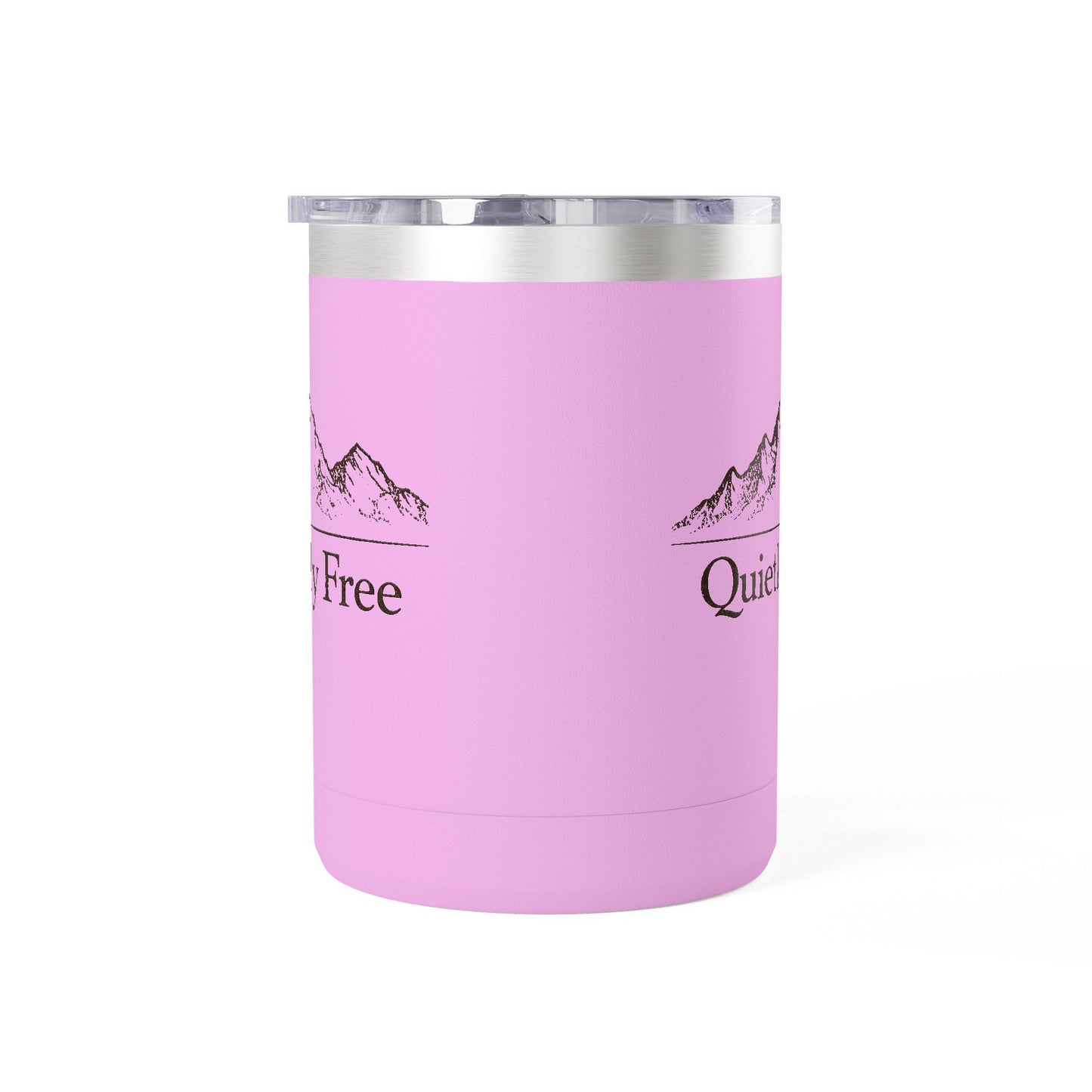 Quietly Free Mountain Insulated Coffee Tumbler - 15oz Travel Mug