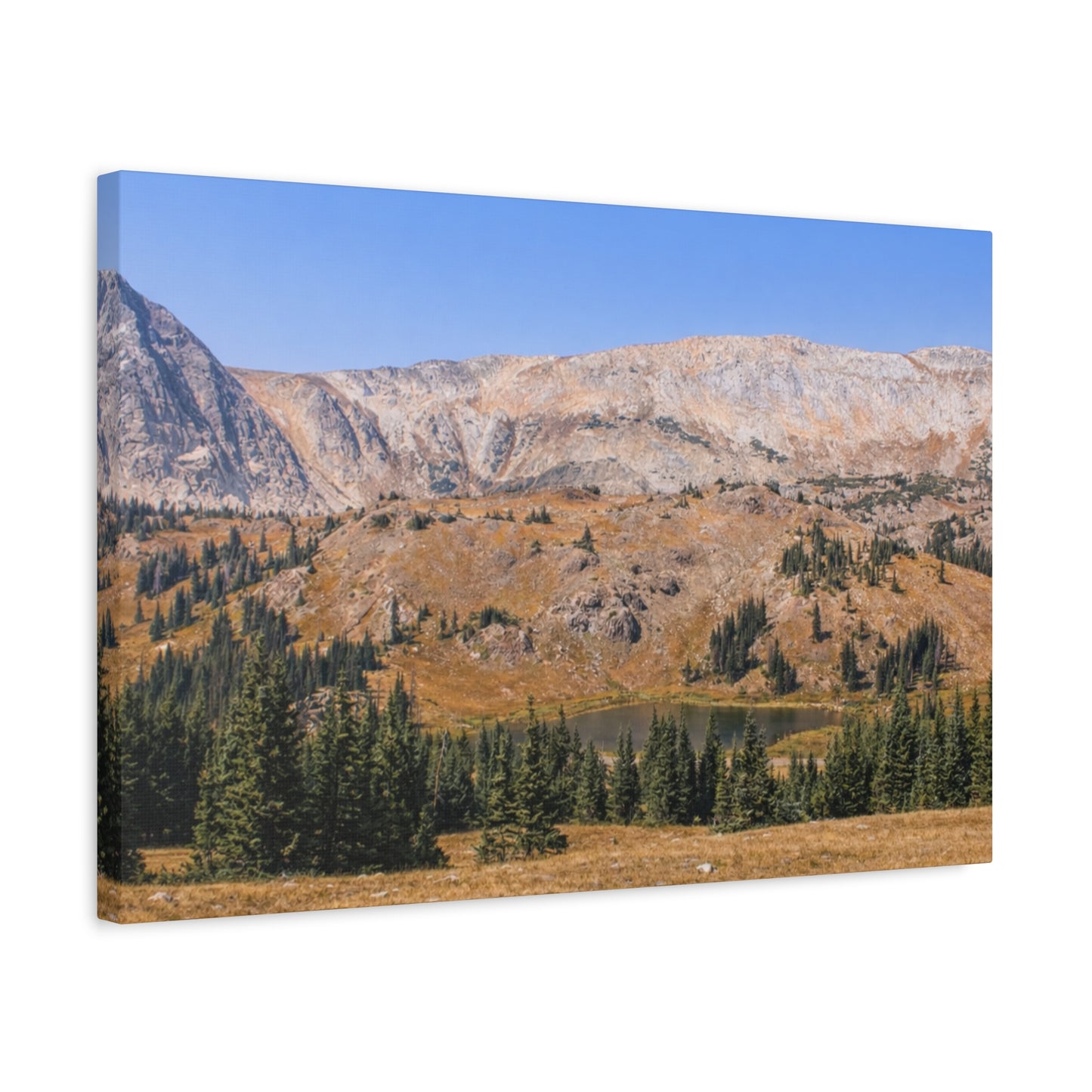 Snowy Range Wyoming  Matte Canvas Print - Stretched 1.25" Wall Art