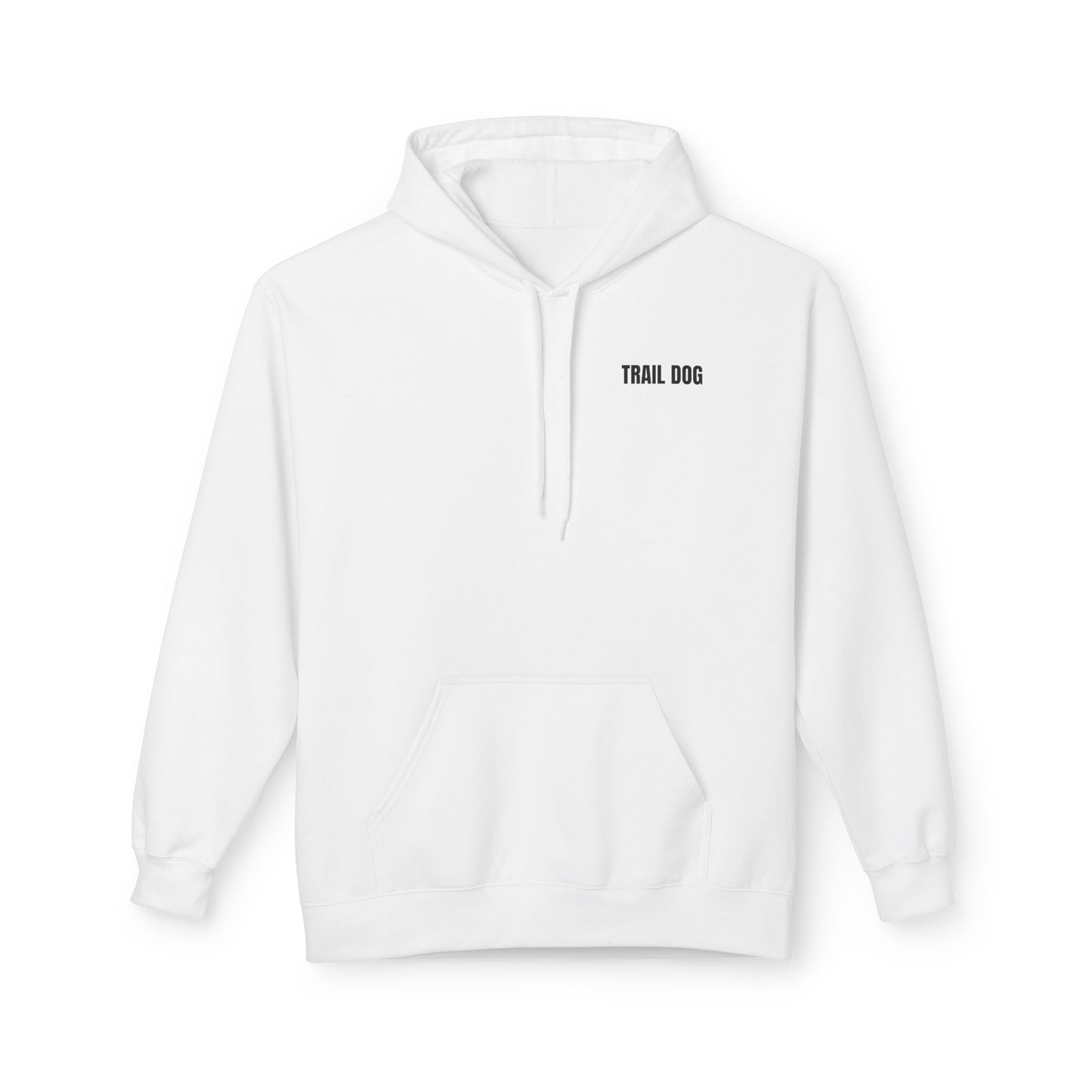 Trail Dog Hoodie — Minimal Outdoor Logo Pullover