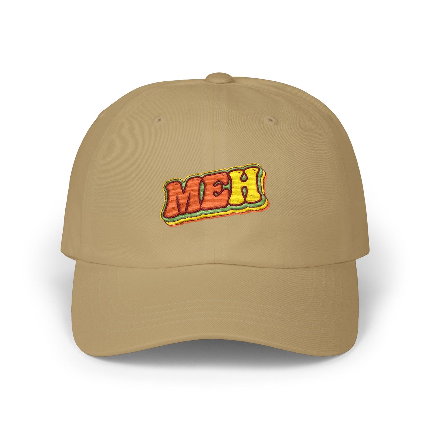 Dad Cap — 'MEH' Retro Embroidered Casual Baseball Hat