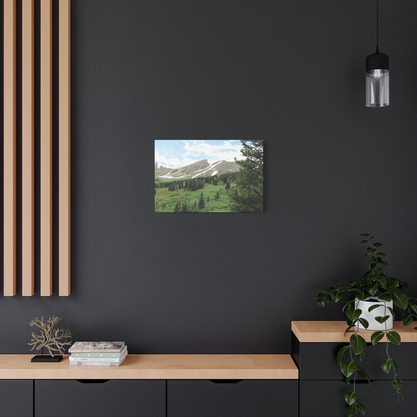 Jones Pass Colorado  Canvas Print — Scenic Alpine Landscape Wall Art