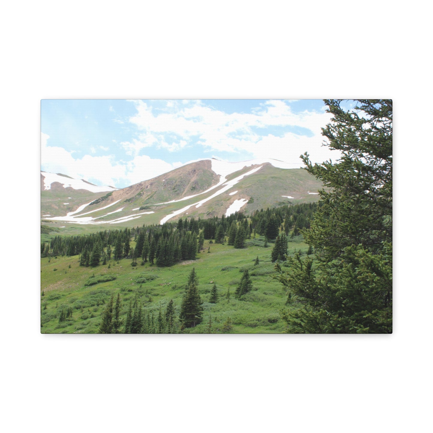Jones Pass Colorado  Canvas Print — Scenic Alpine Landscape Wall Art