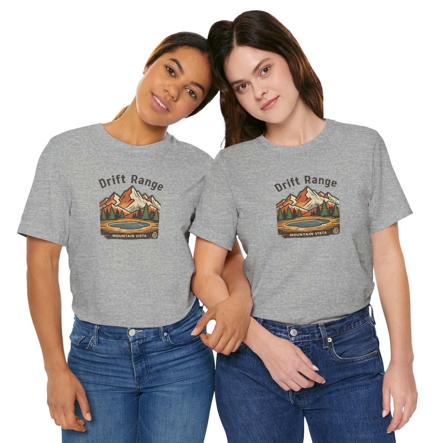 Drift Range Mountain Vista T‑Shirt — Vintage Outdoor Adventure Tee