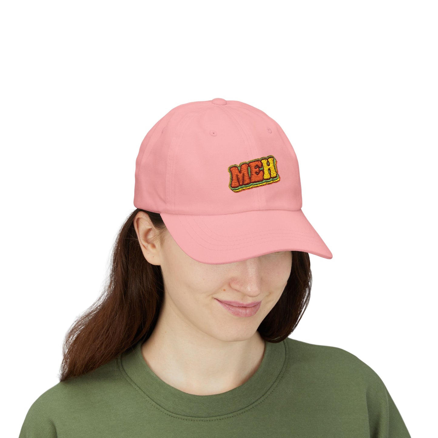 Dad Cap — 'MEH' Retro Embroidered Casual Baseball Hat