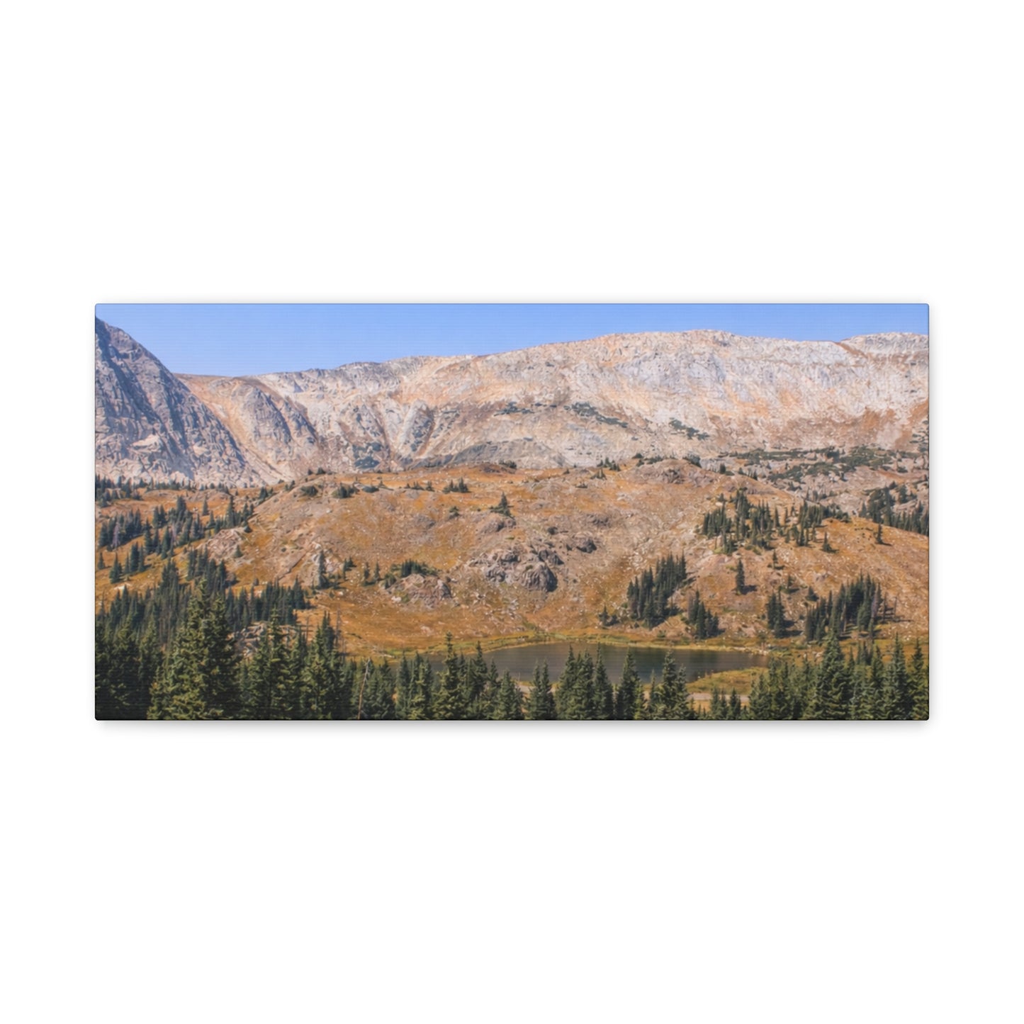 Snowy Range Wyoming  Matte Canvas Print - Stretched 1.25" Wall Art