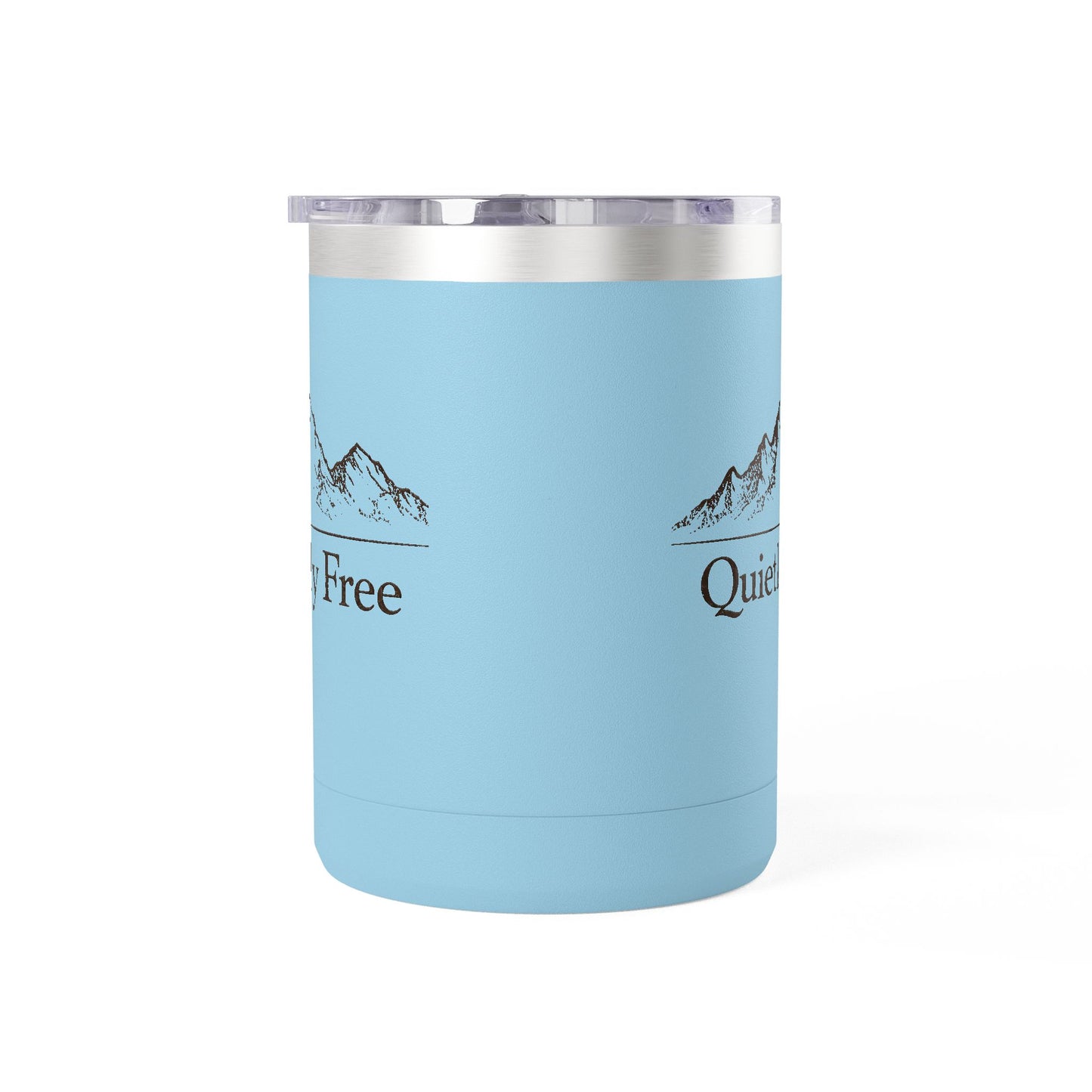Quietly Free Mountain Insulated Coffee Tumbler - 15oz Travel Mug