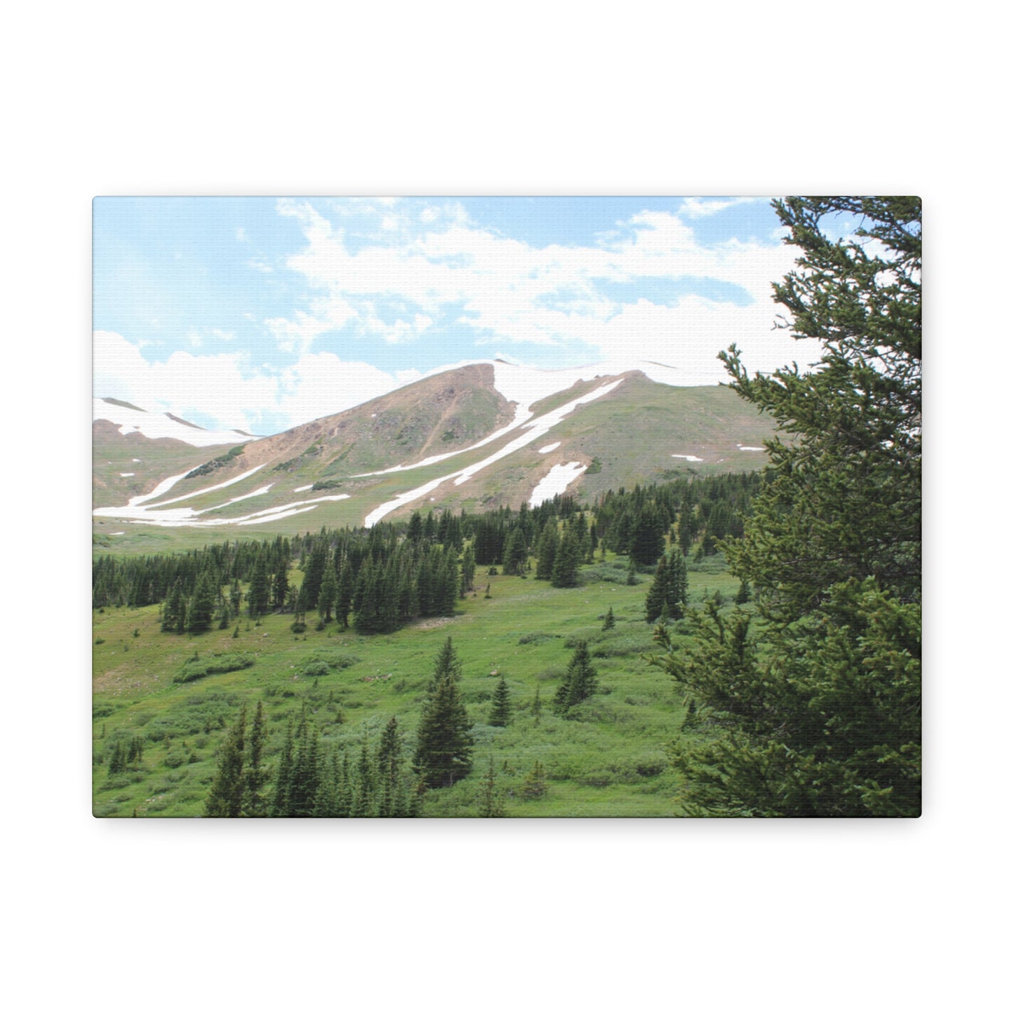 Jones Pass Colorado  Canvas Print — Scenic Alpine Landscape Wall Art
