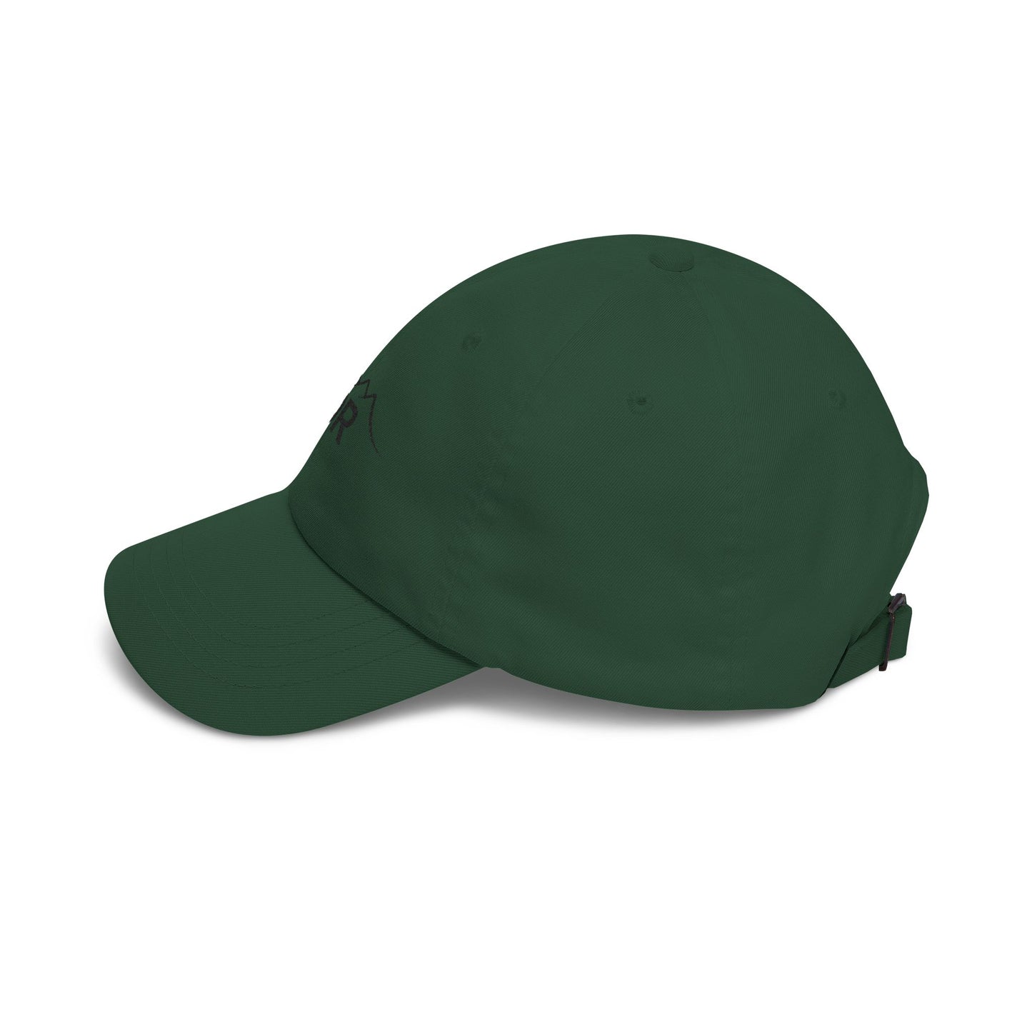 Drift Range Dad Cap with Mountain 'DR' Embroidery — Casual Outdoor Baseball Hat