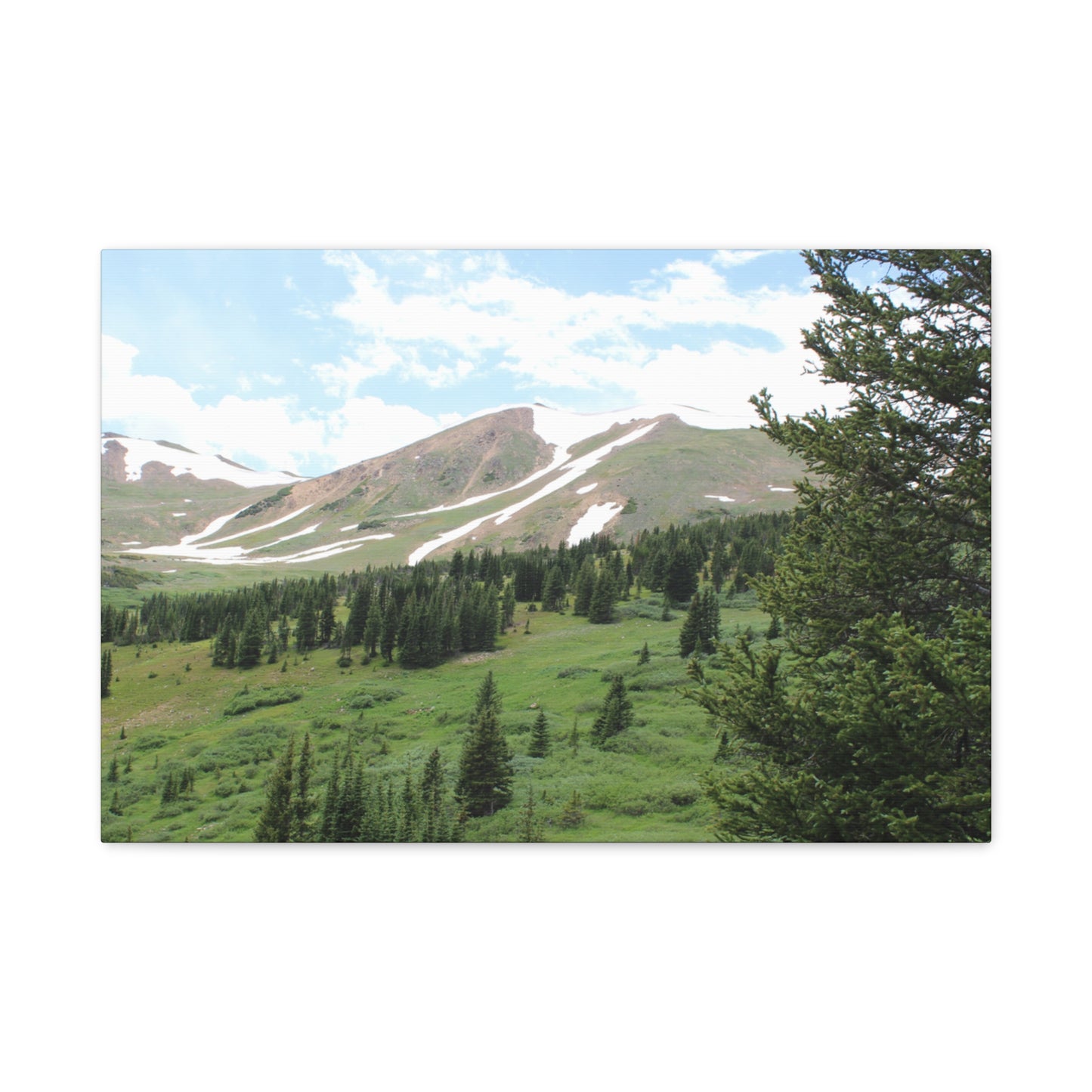 Jones Pass Colorado  Canvas Print — Scenic Alpine Landscape Wall Art