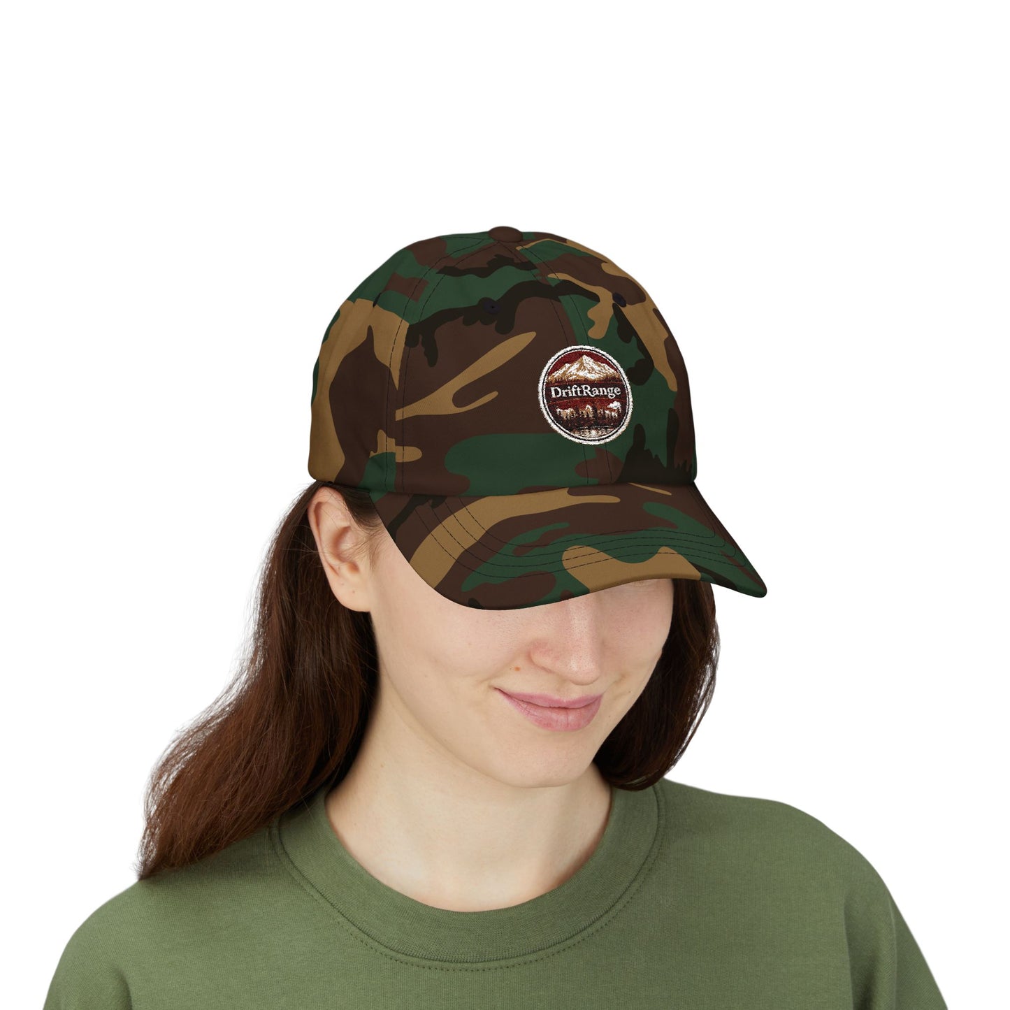 DriftRange Vintage Patch Dad Cap – Classic Embroidered Baseball Hat