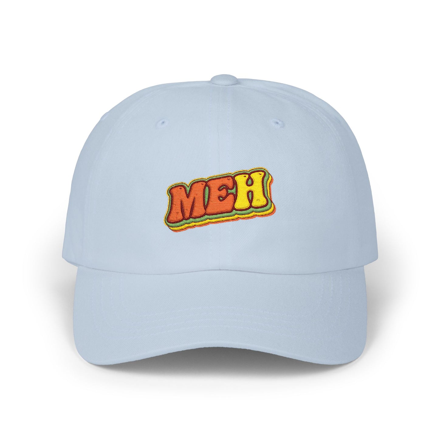 Dad Cap — 'MEH' Retro Embroidered Casual Baseball Hat