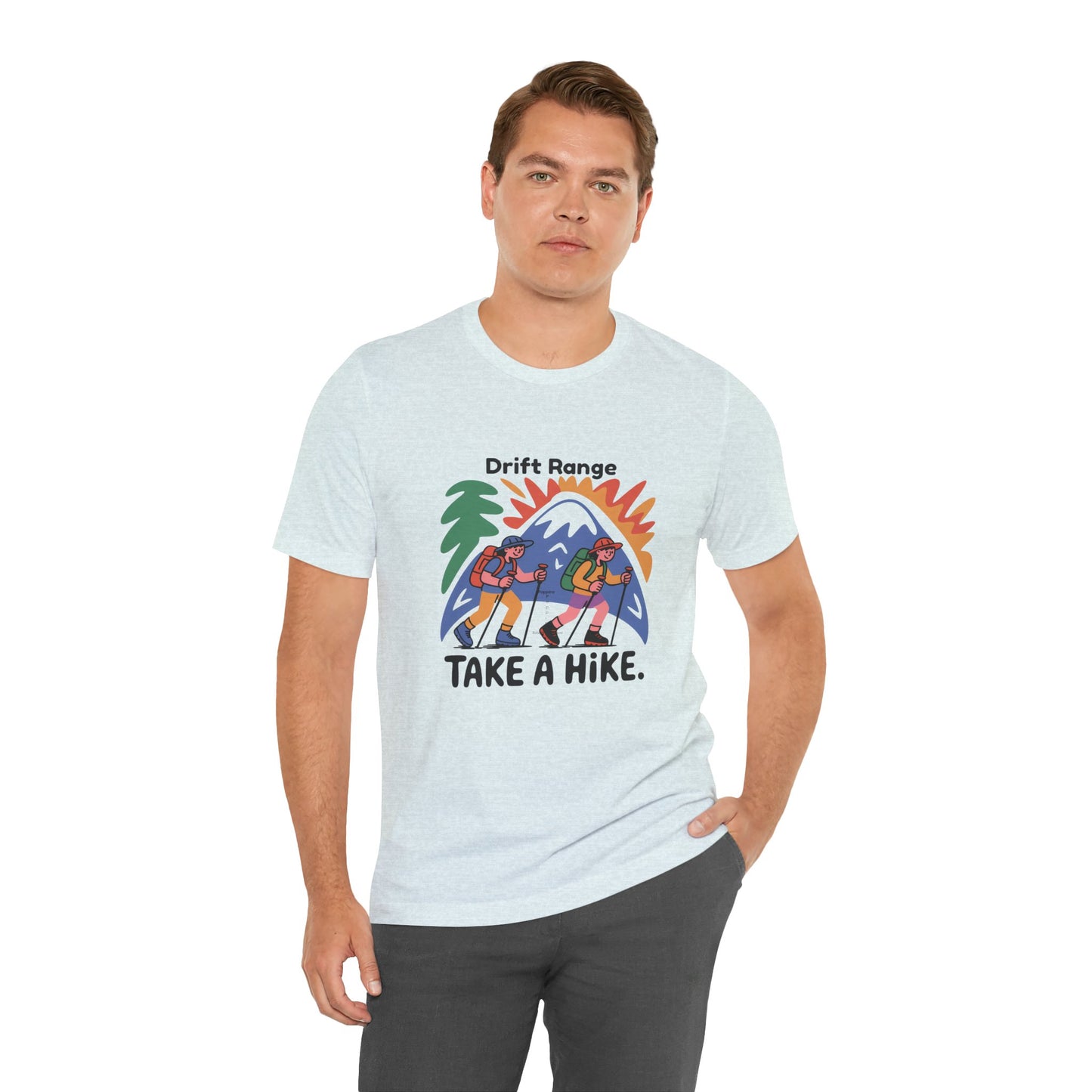 Take a Hike Graphic Tee - Drift Range Mountain Hiking T-Shirt