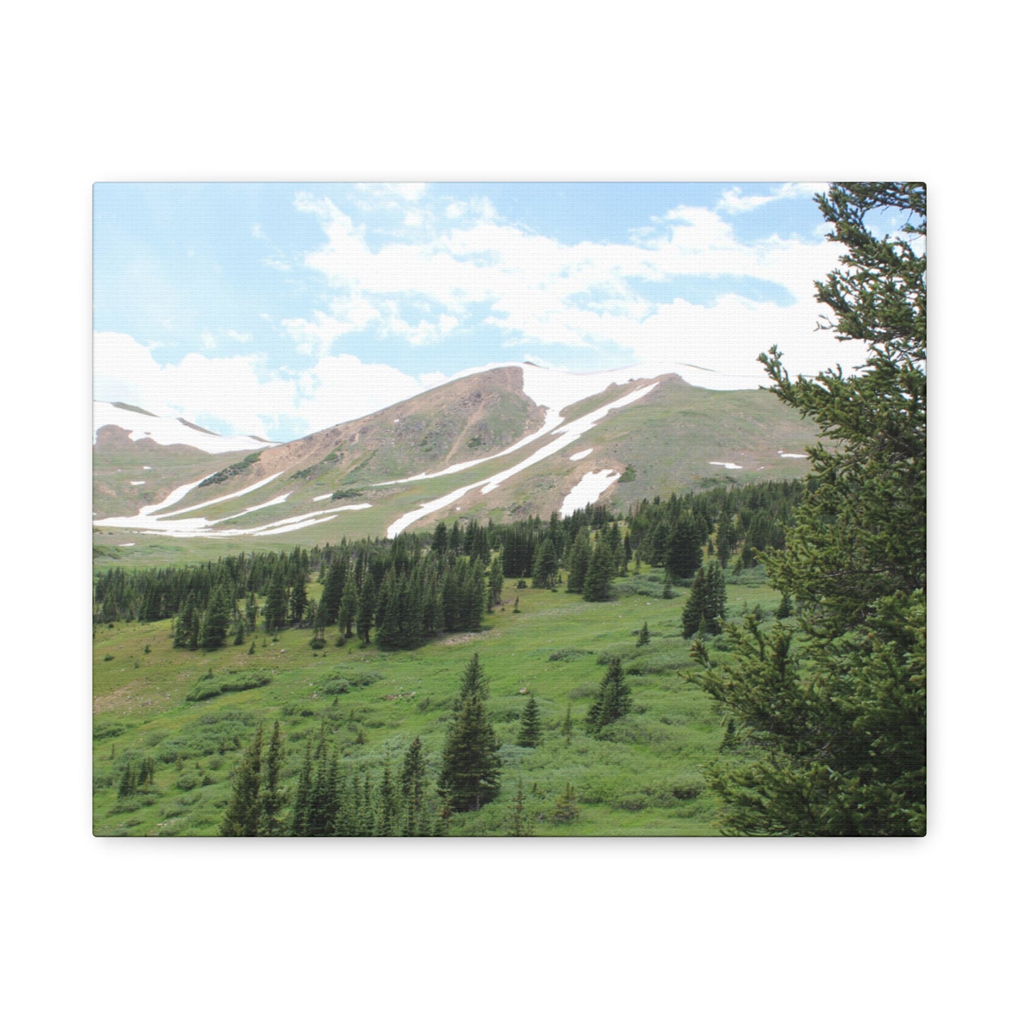 Jones Pass Colorado  Canvas Print — Scenic Alpine Landscape Wall Art