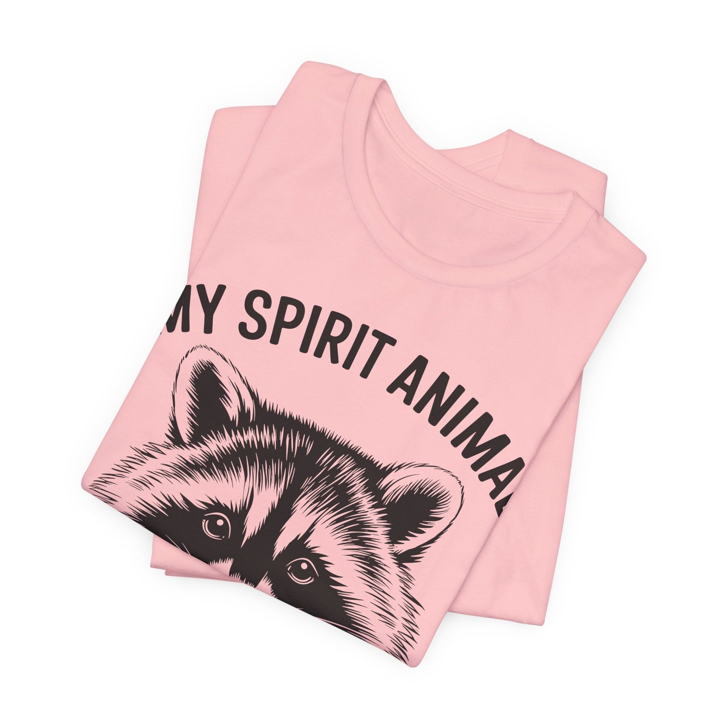 Raccoon Tee - "My Spirit Animal Has Rabies" Graphic T-Shirt