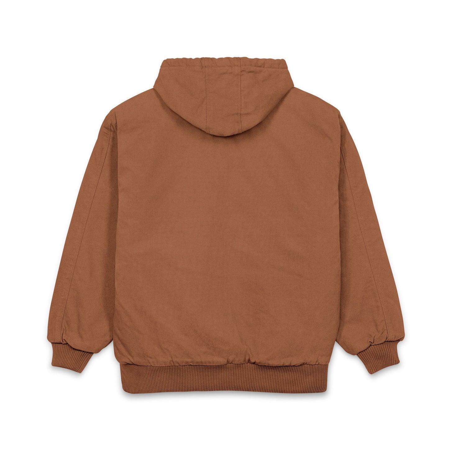 Men's Hooded Work Jacket — Insulated Duck Cloth Carhartt-Style Embroidered Jacket