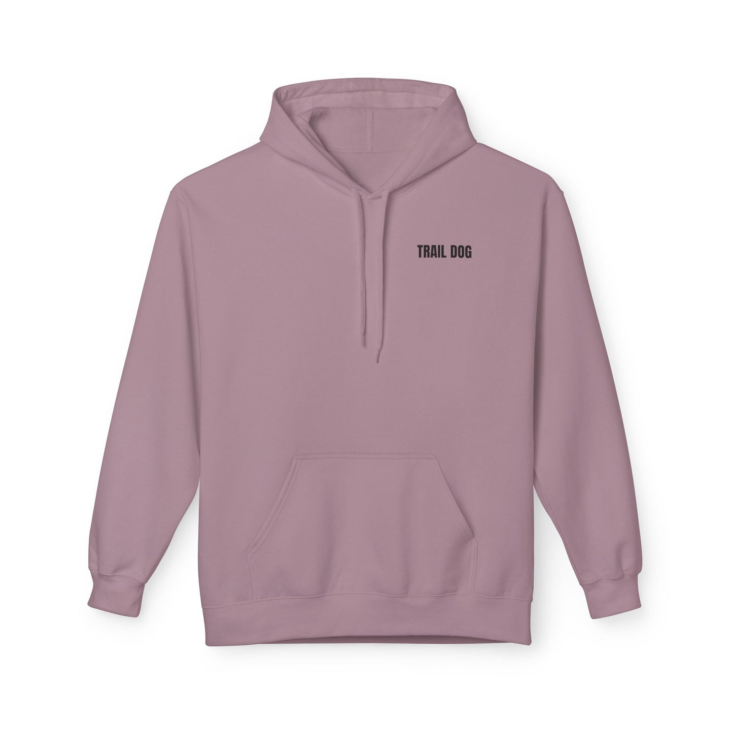 Trail Dog Hoodie — Minimal Outdoor Logo Pullover