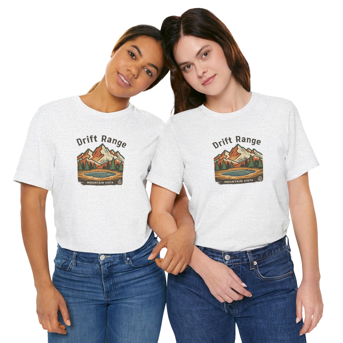 Drift Range Mountain Vista T‑Shirt — Vintage Outdoor Adventure Tee