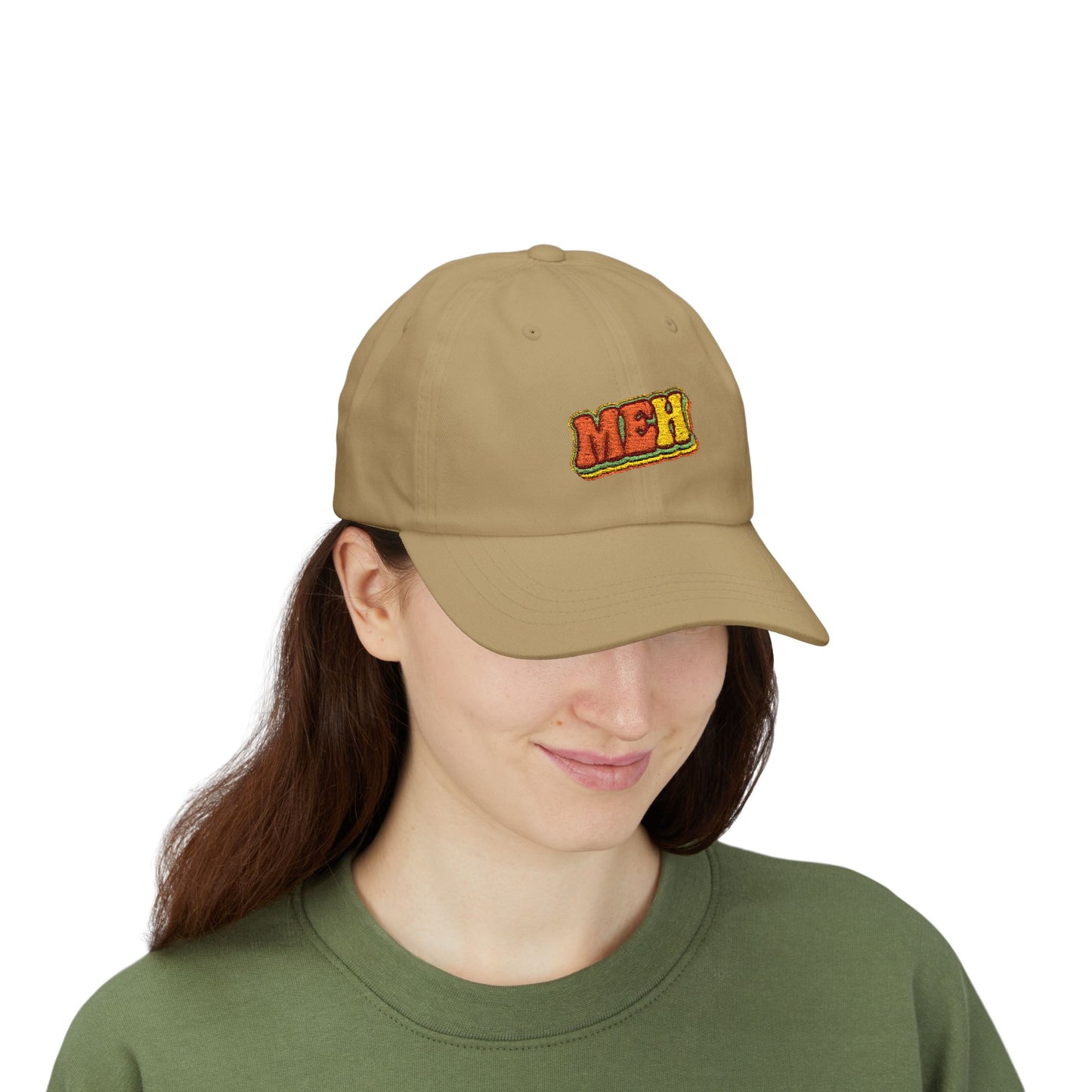 Dad Cap — 'MEH' Retro Embroidered Casual Baseball Hat
