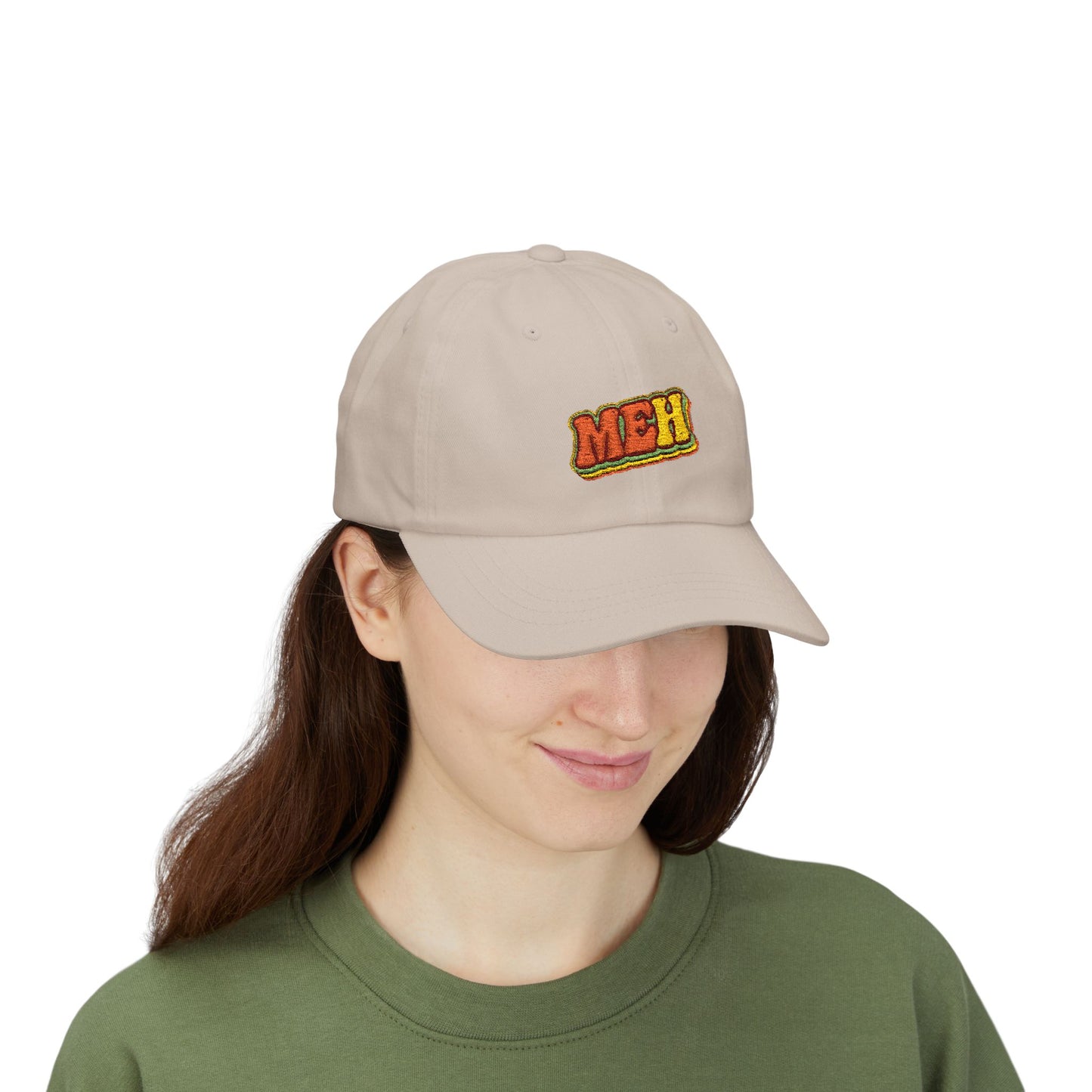 Dad Cap — 'MEH' Retro Embroidered Casual Baseball Hat