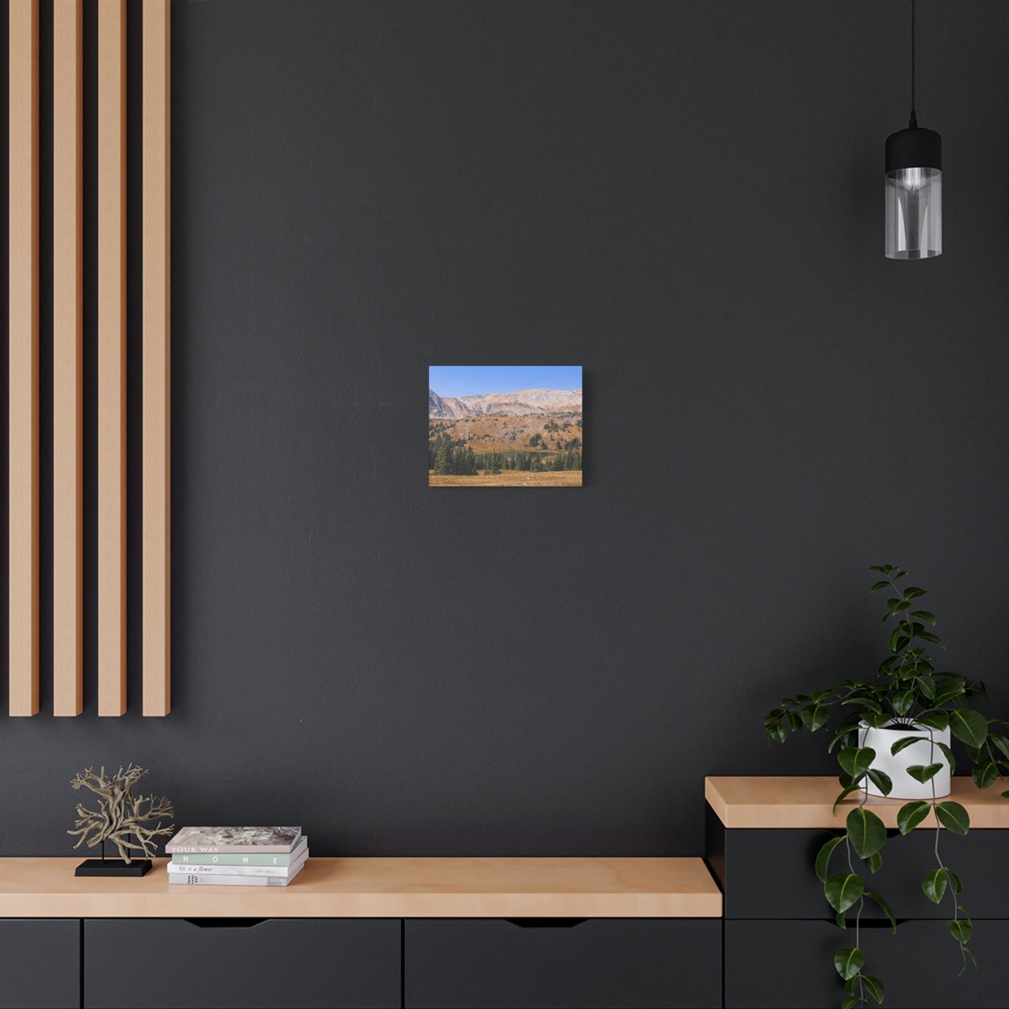 Snowy Range Wyoming  Matte Canvas Print - Stretched 1.25" Wall Art