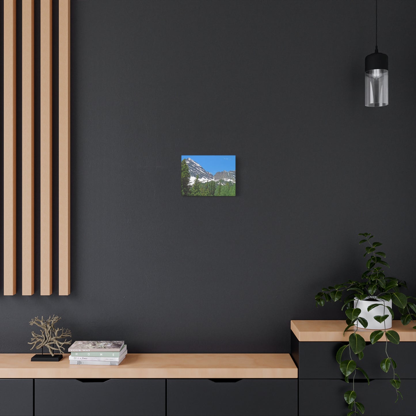Maroon Bells Colorado Photography  Matte Canvas Print — Stretched 1.25" Wall Art