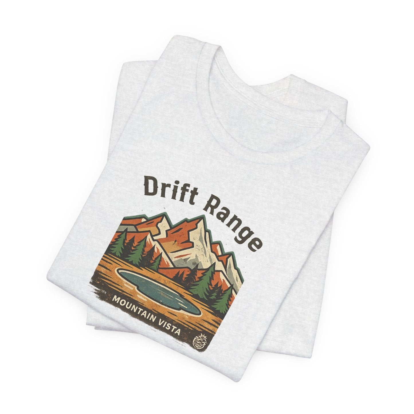 Drift Range Mountain Vista T‑Shirt — Vintage Outdoor Adventure Tee